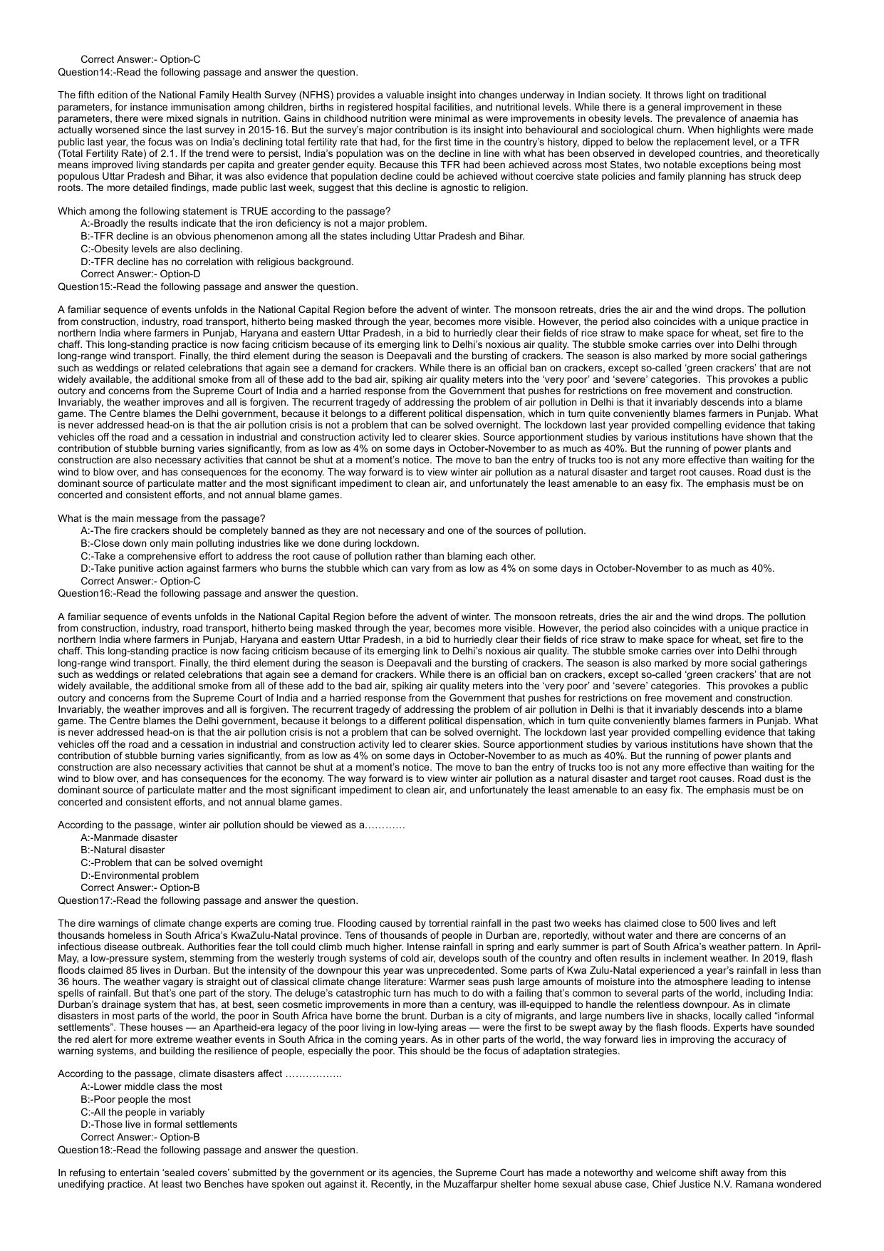 KLEE 5 Year LLB Exam 2022 Question Paper - Page 4