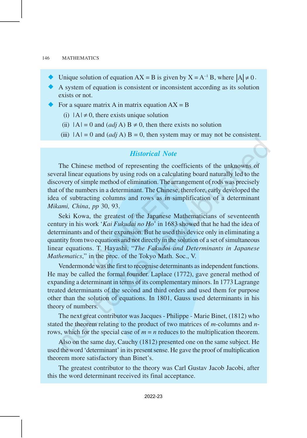 NCERT Book for Class 12 Maths Chapter 4 Determinants - Page 44