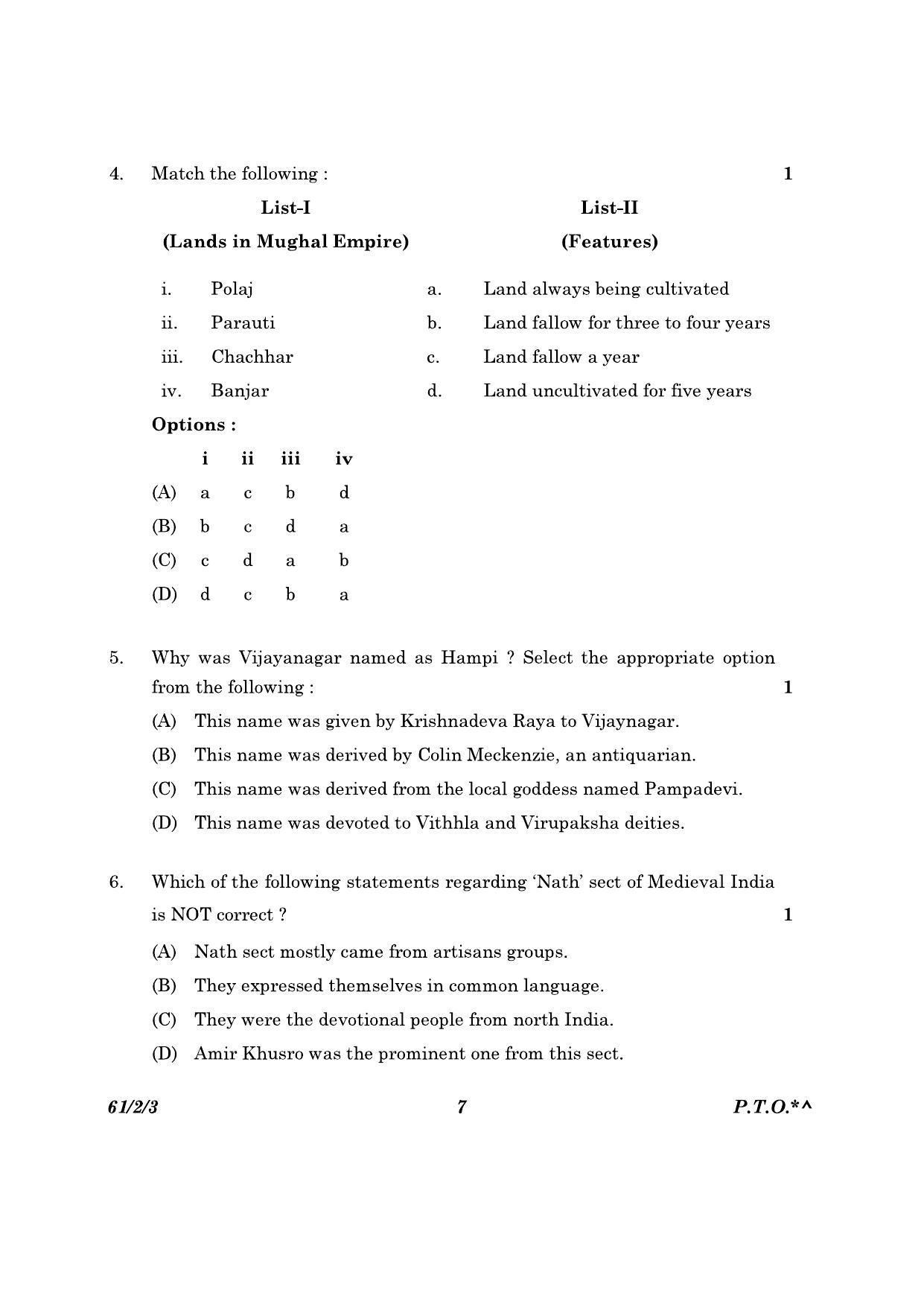 CBSE Class 12 61-2-3 History 2023 Question Paper - Page 7