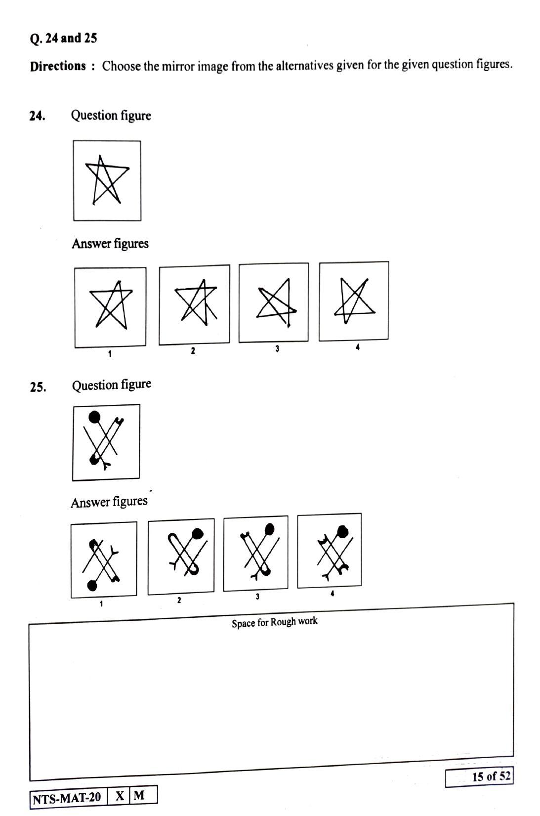 Maharashtra NTSE 2021 Telugu MAT Question Paper - Page 15