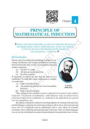 NCERT Book for Class 11 Maths Chapter 4 Principle of Mathematical Induction
