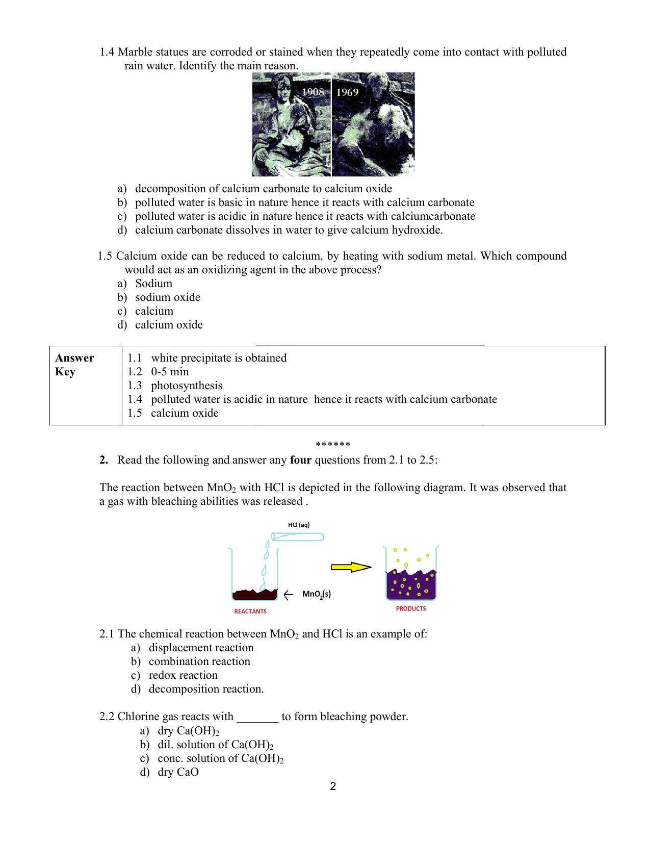 CBSE Class 10 Science Question Bank - Page 2