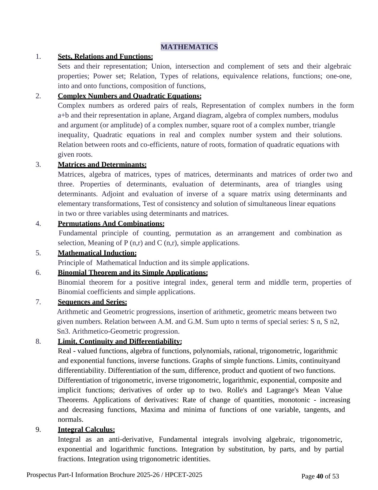 HPCET Syllabus 2025 - Page 12