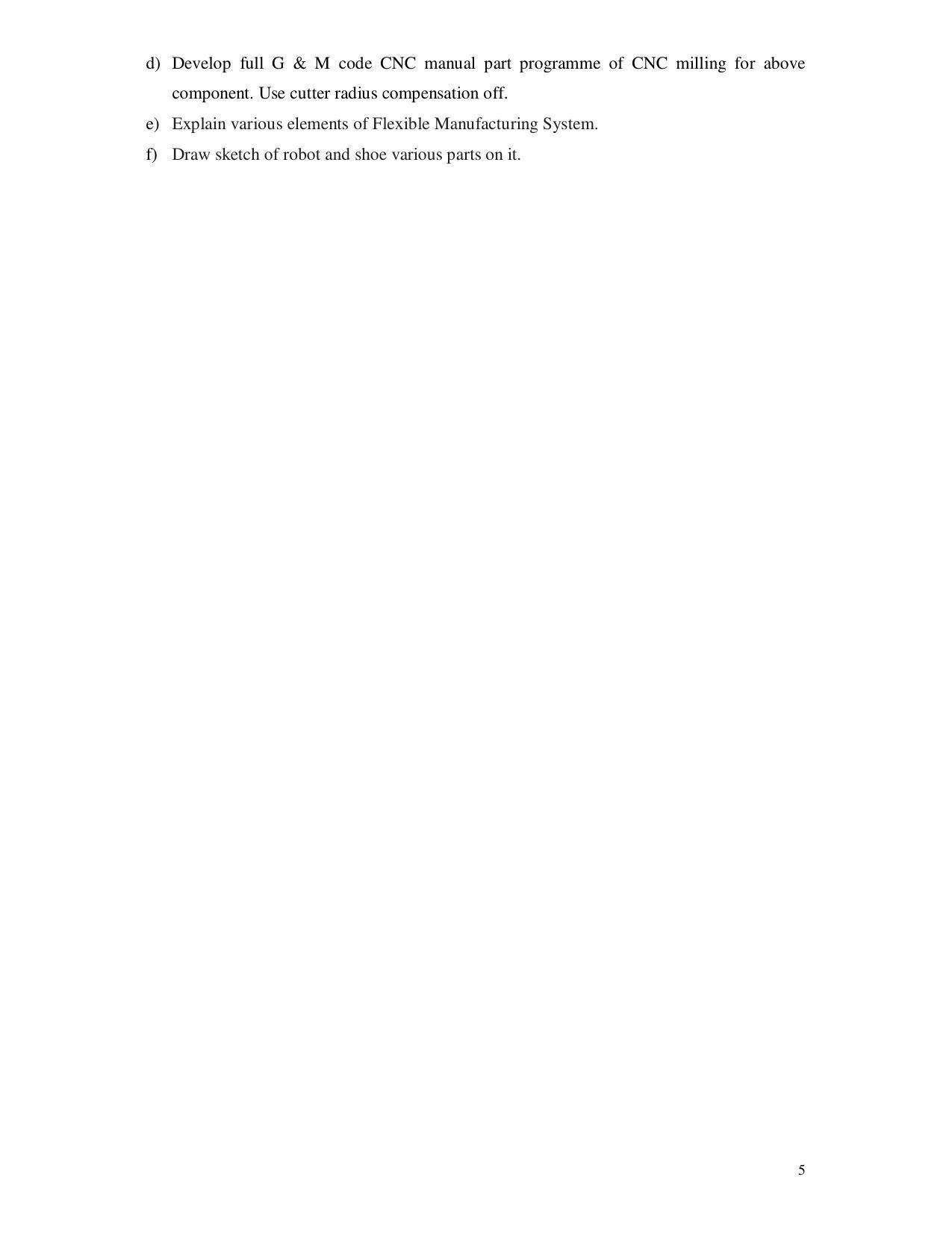 MSBTE Summer Question Paper 2019 - Advanced Manufacturing Processes - Page 5