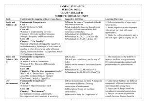Edudel Class 7(L-2) Social Science (English Medium) Syllabus