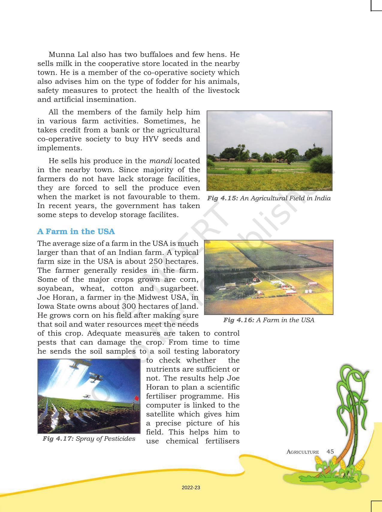 NCERT Book for Class 8 Geography Chapter 4 Agriculture - Page 8