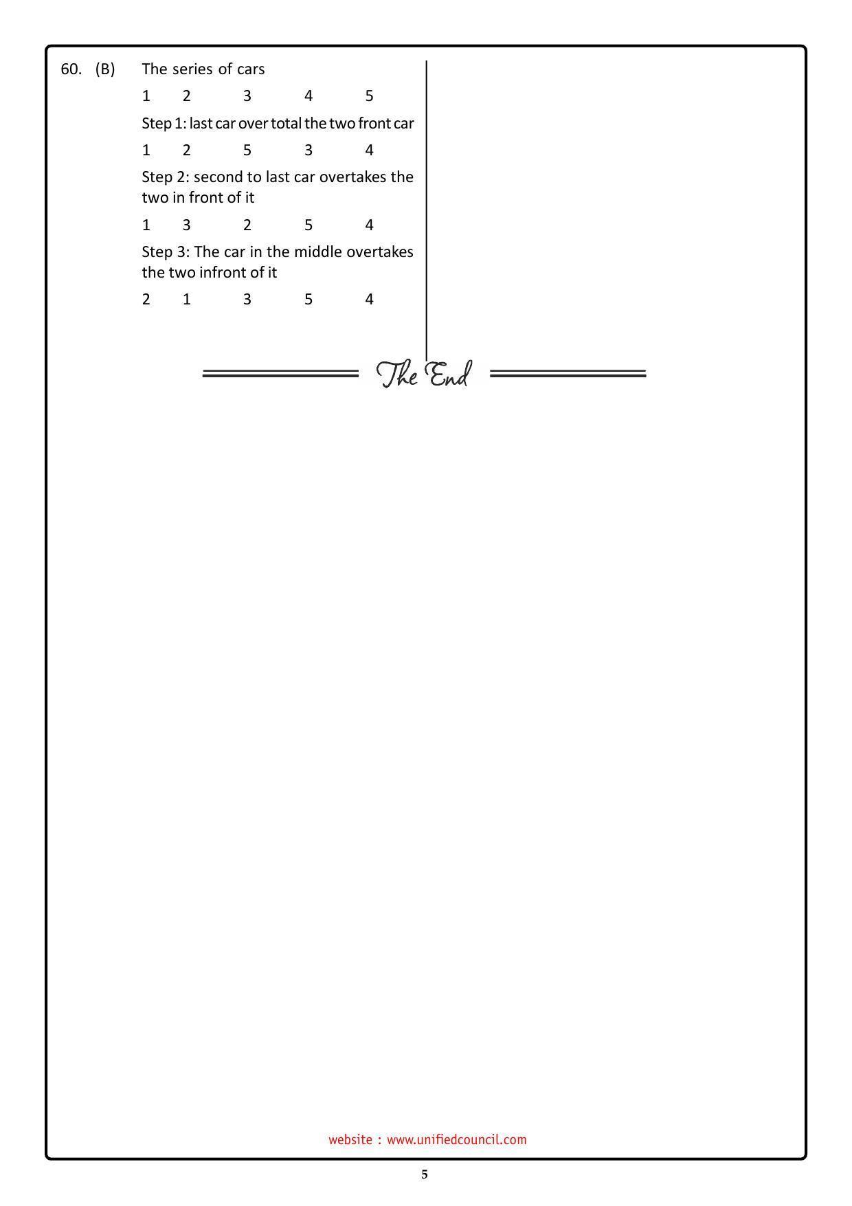 NSTSE 2023 Class 4 Answer Key (Paper Code 489) - Page 5