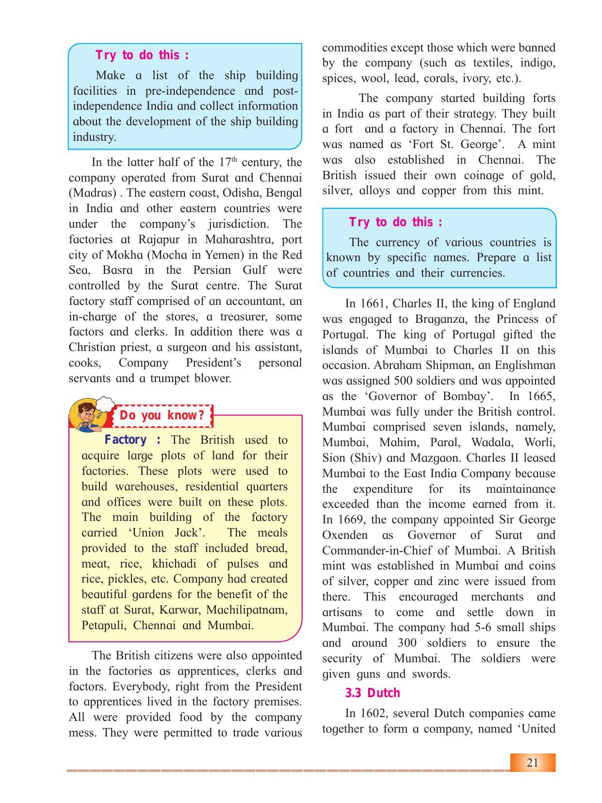 Maharashtra Board Class 12 History Textbook - Page 31