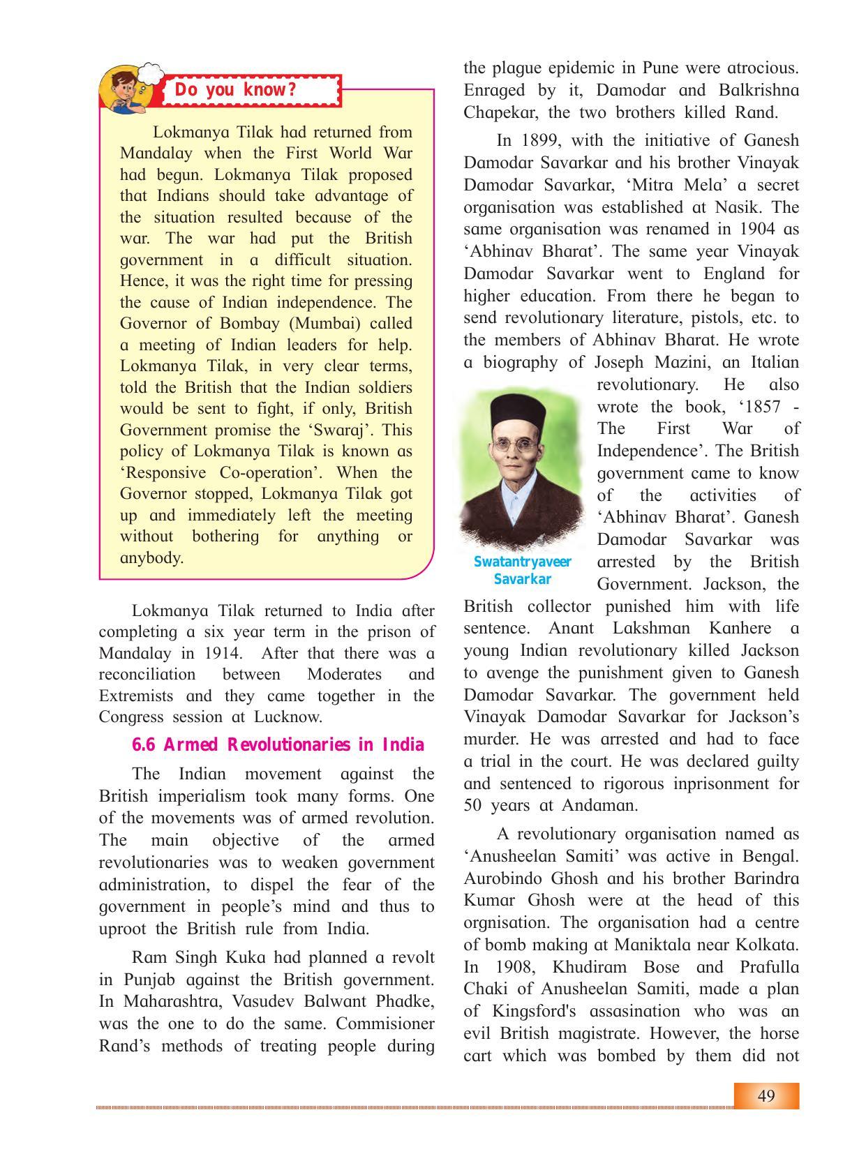 Maharashtra Board Class 12 History Textbook - Page 59