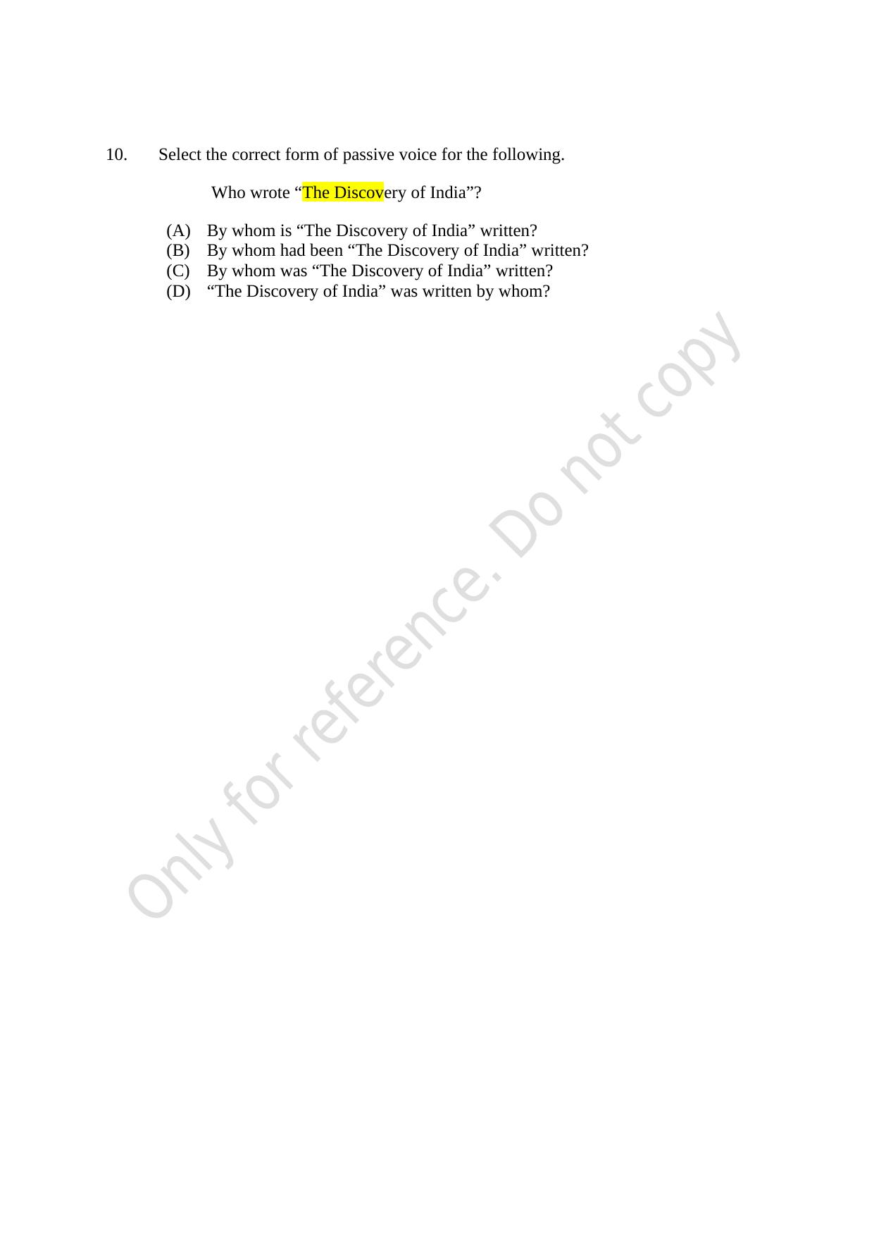 CUSAT CAT 2021 Lateral Entry To B.Tech Question Paper - Page 3