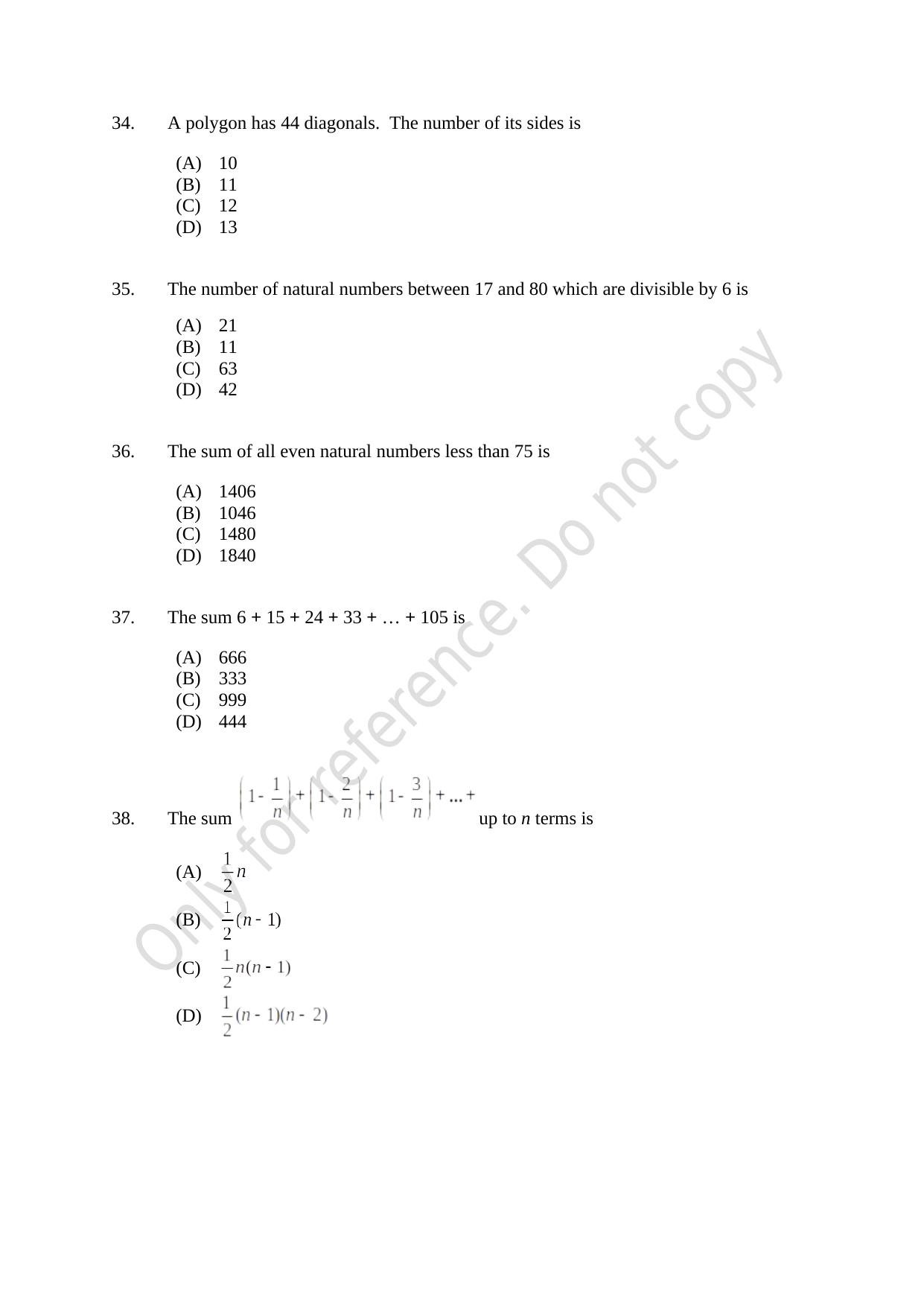 CUSAT CAT 2021 Lateral Entry To B.Tech Question Paper - Page 10