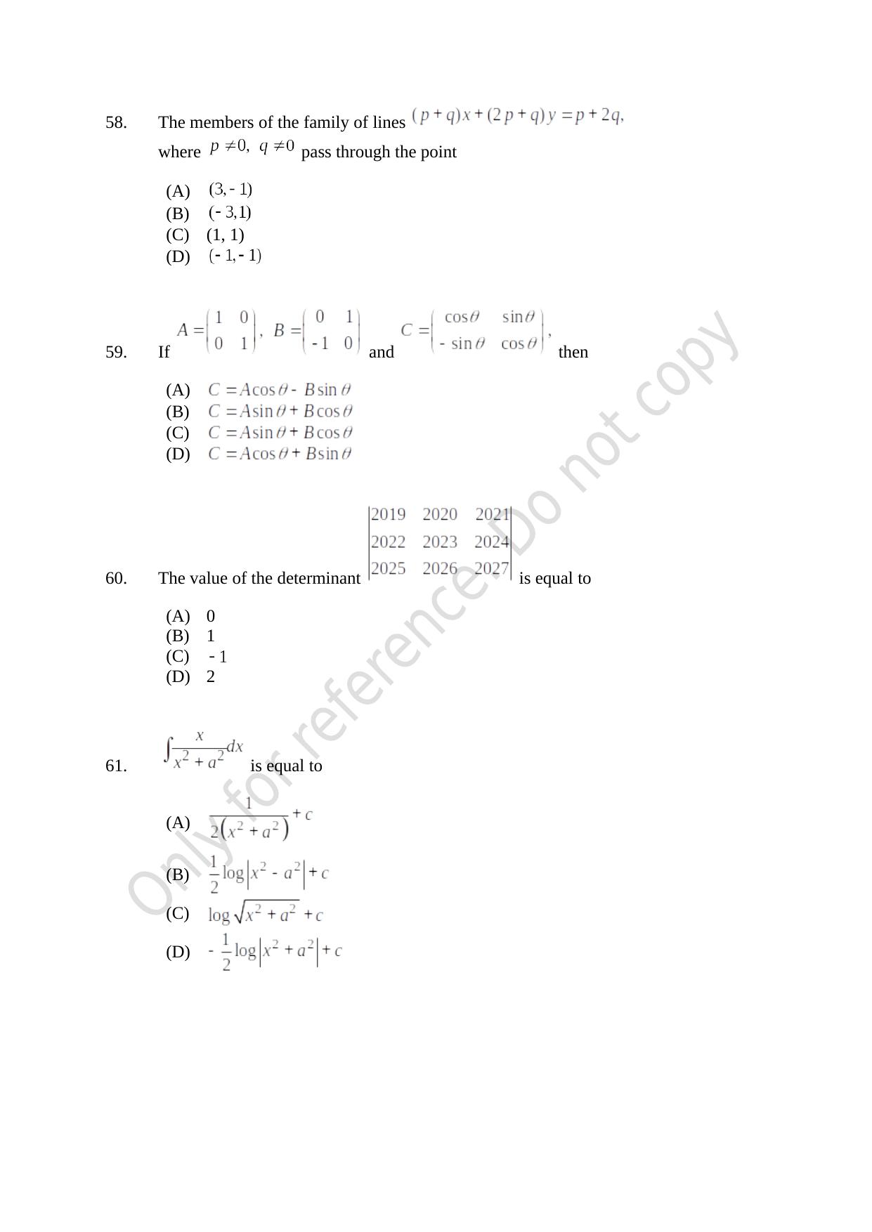 CUSAT CAT 2021 Lateral Entry To B.Tech Question Paper - Page 15