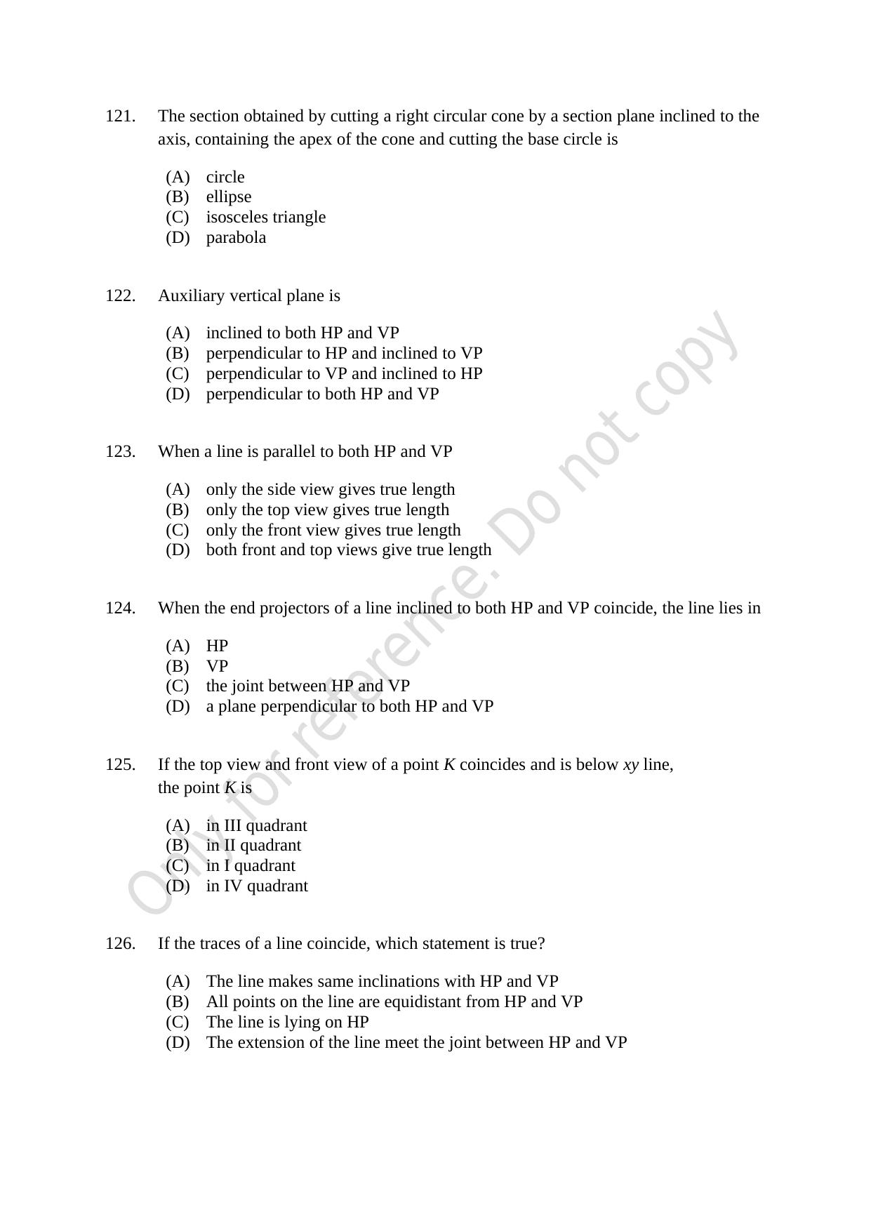 CUSAT CAT 2021 Lateral Entry To B.Tech Question Paper - Page 30