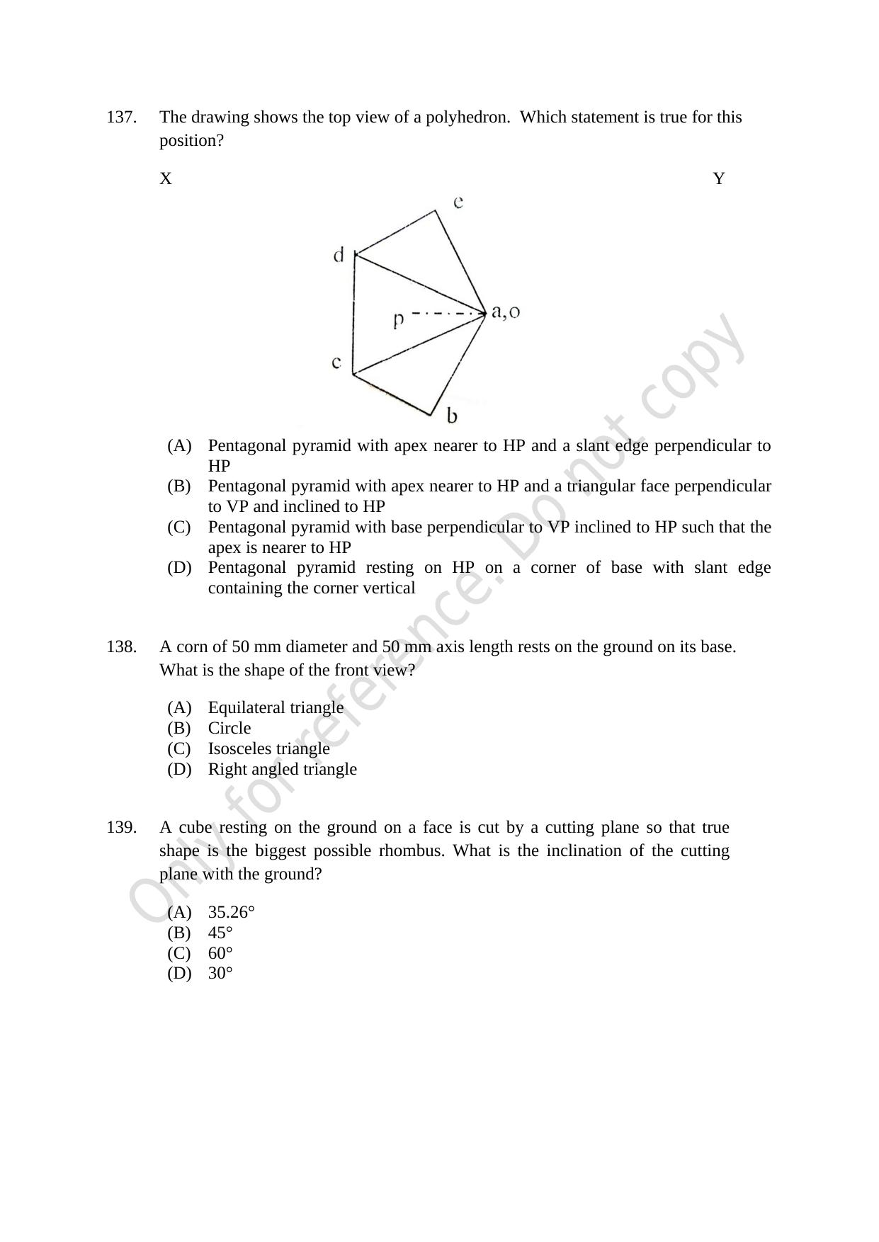 CUSAT CAT 2021 Lateral Entry To B.Tech Question Paper - Page 34