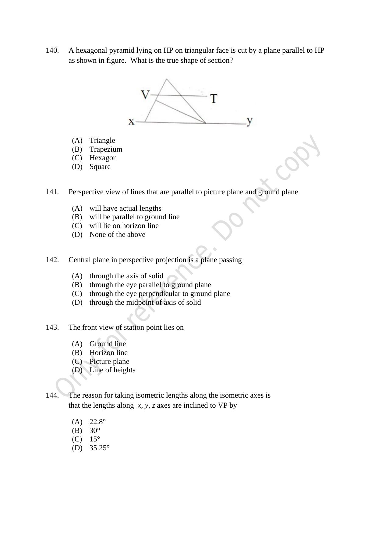 CUSAT CAT 2021 Lateral Entry To B.Tech Question Paper - Page 35
