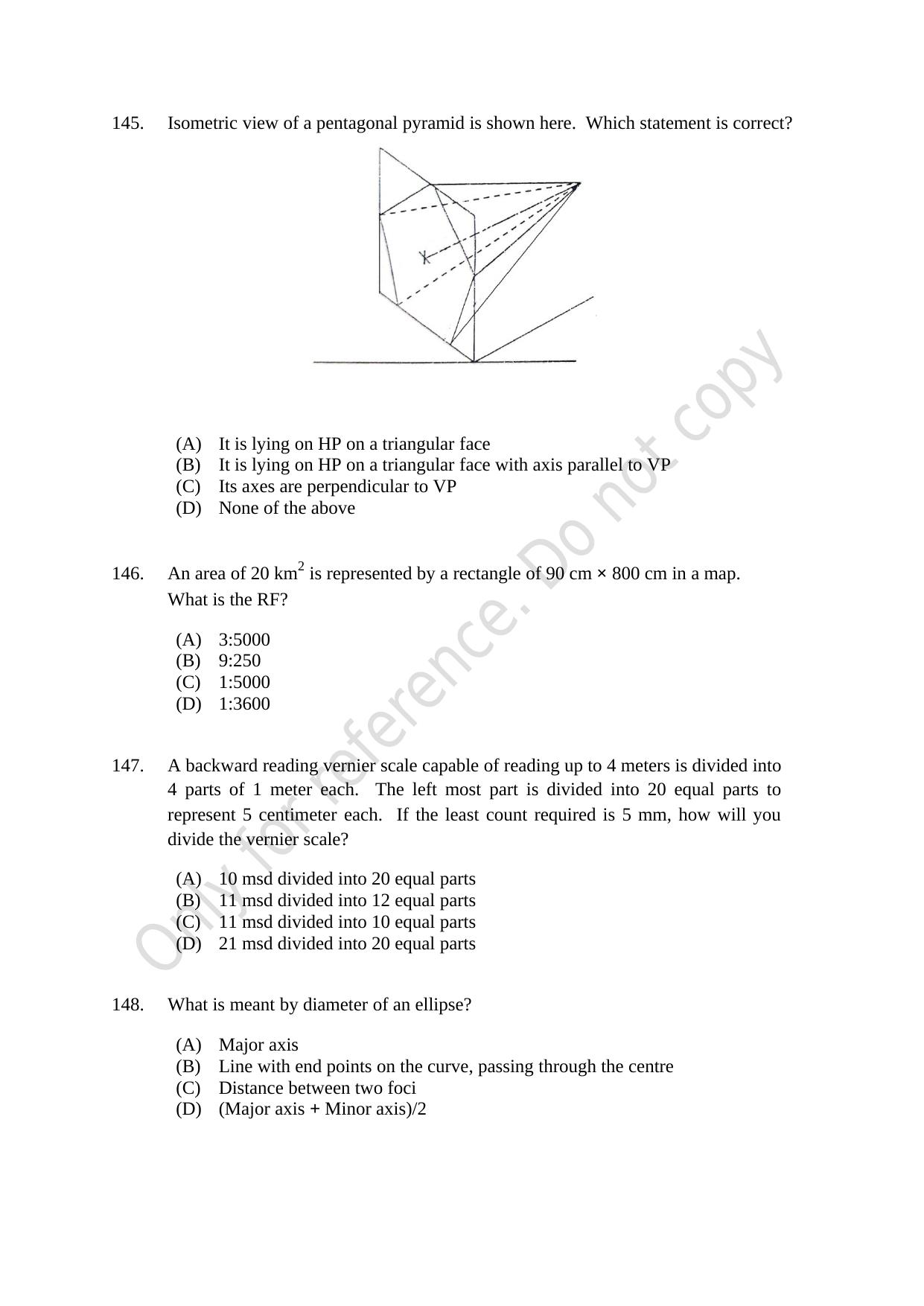 CUSAT CAT 2021 Lateral Entry To B.Tech Question Paper - Page 36