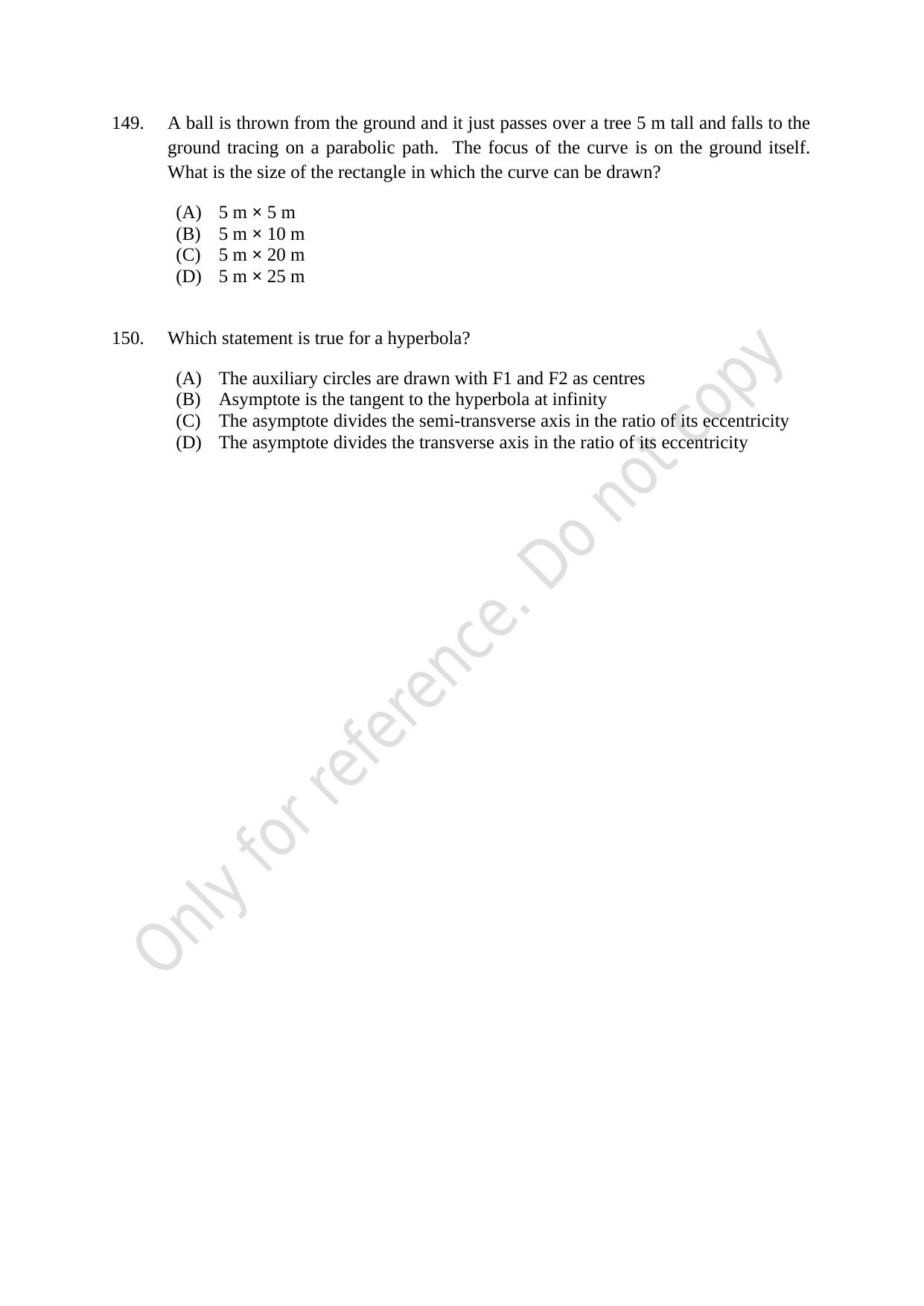 CUSAT CAT 2021 Lateral Entry To B.Tech Question Paper - Page 37