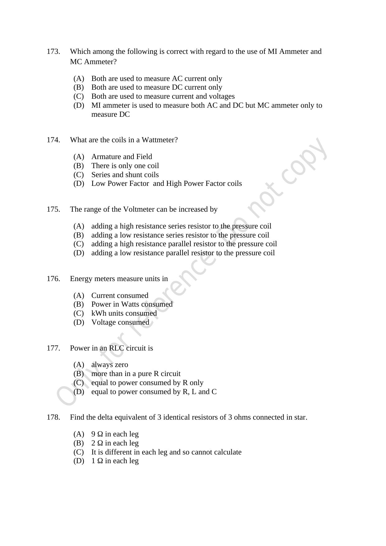 CUSAT CAT 2021 Lateral Entry To B.Tech Question Paper - Page 42