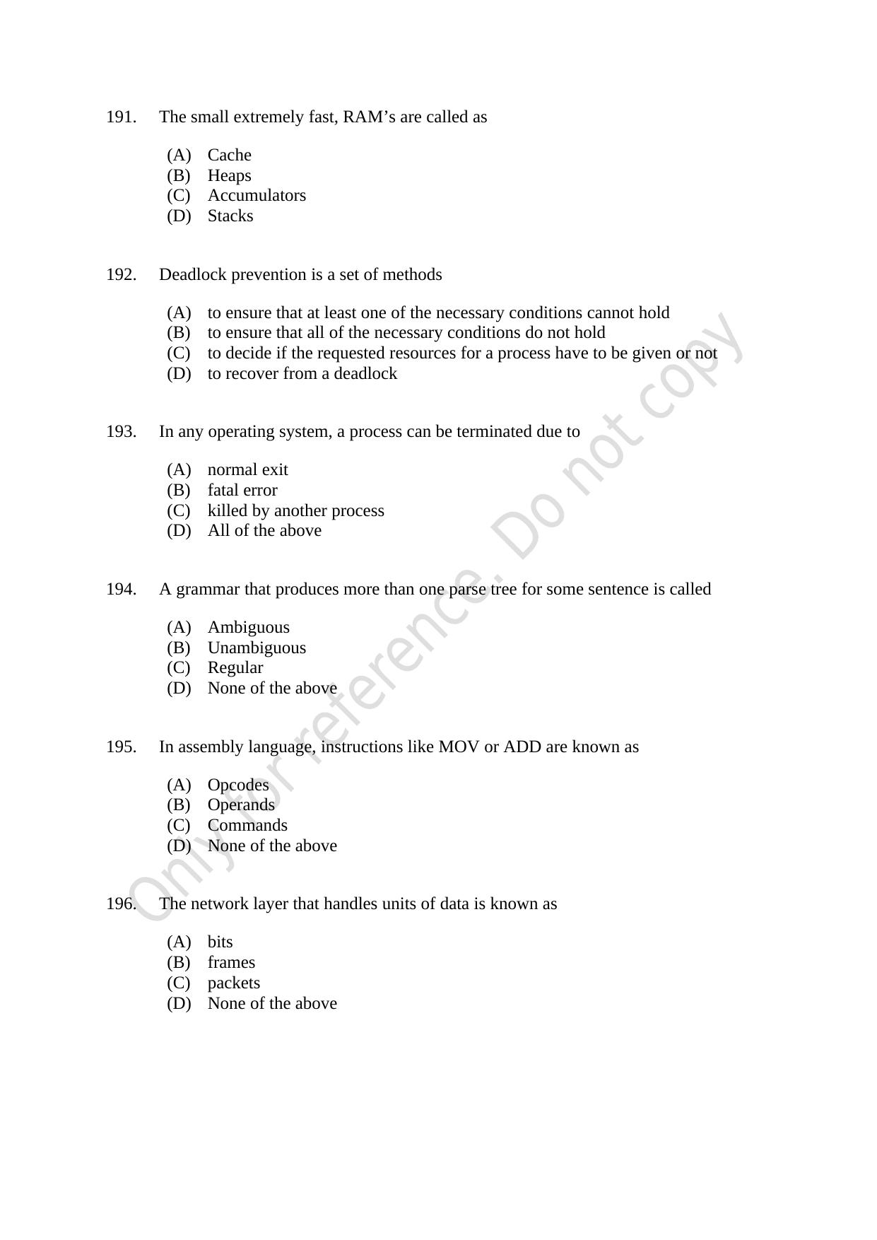 CUSAT CAT 2021 Lateral Entry To B.Tech Question Paper - Page 45