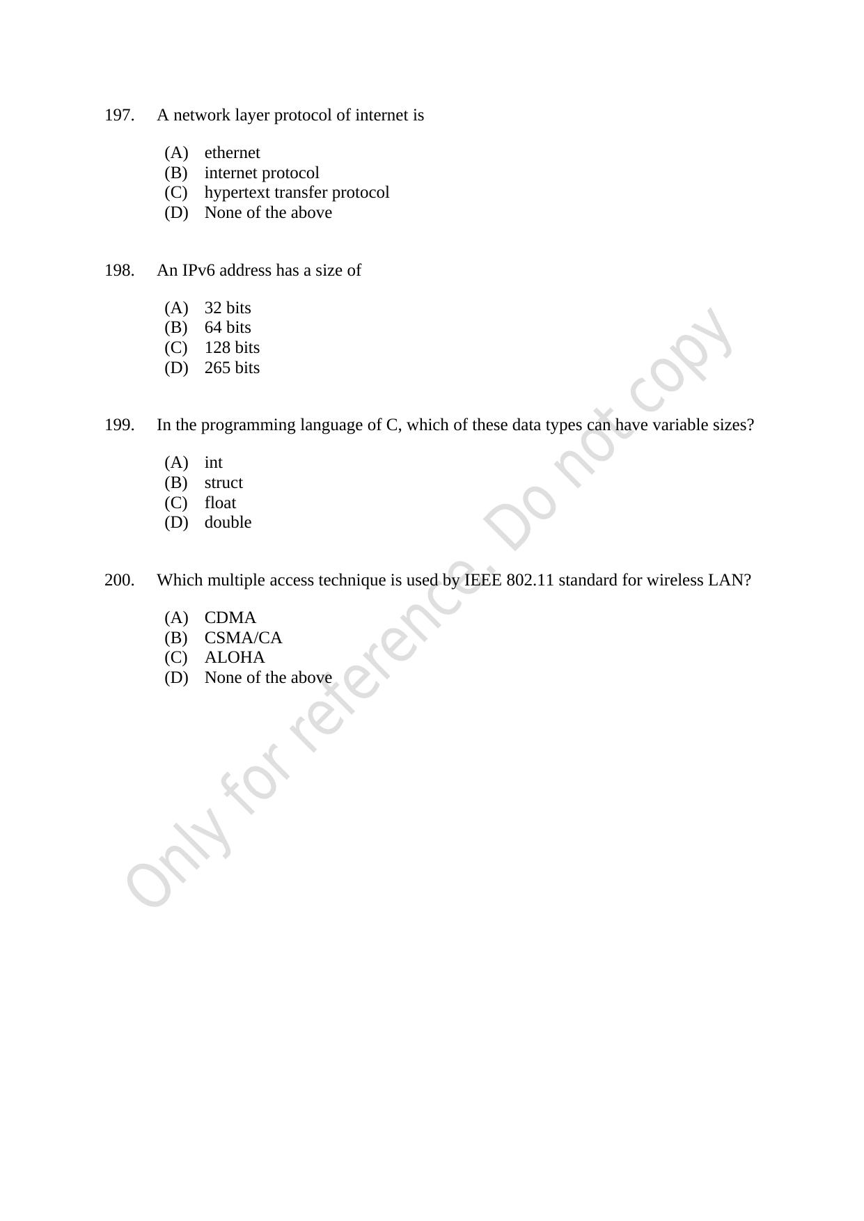 CUSAT CAT 2021 Lateral Entry To B.Tech Question Paper - Page 46