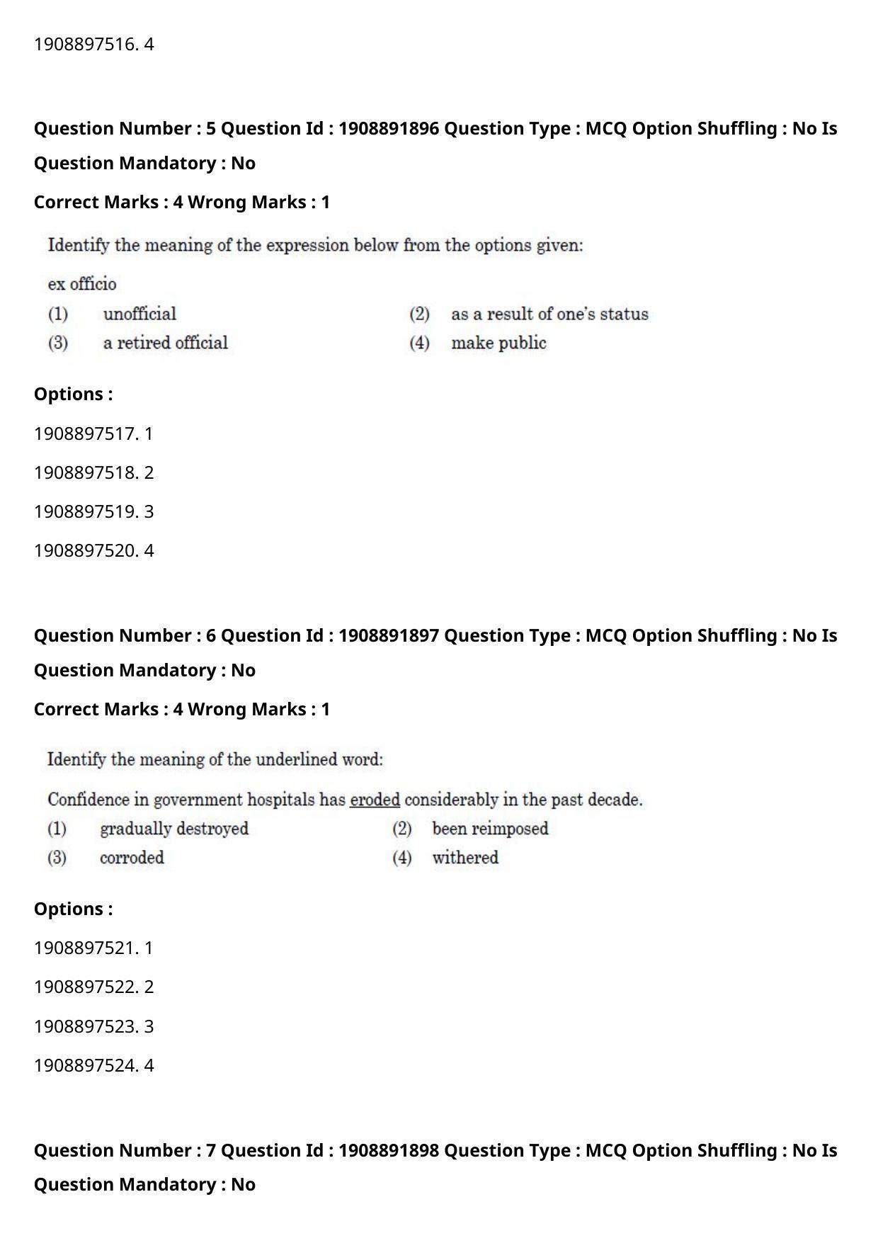 CUET PG 2021 PGQP05 Question Paper - Page 4