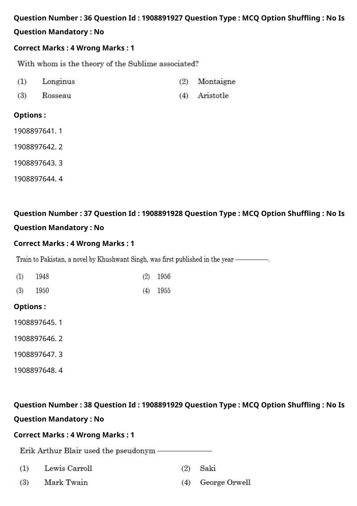 CUET PG 2021 PGQP05 Question Paper - Page 18