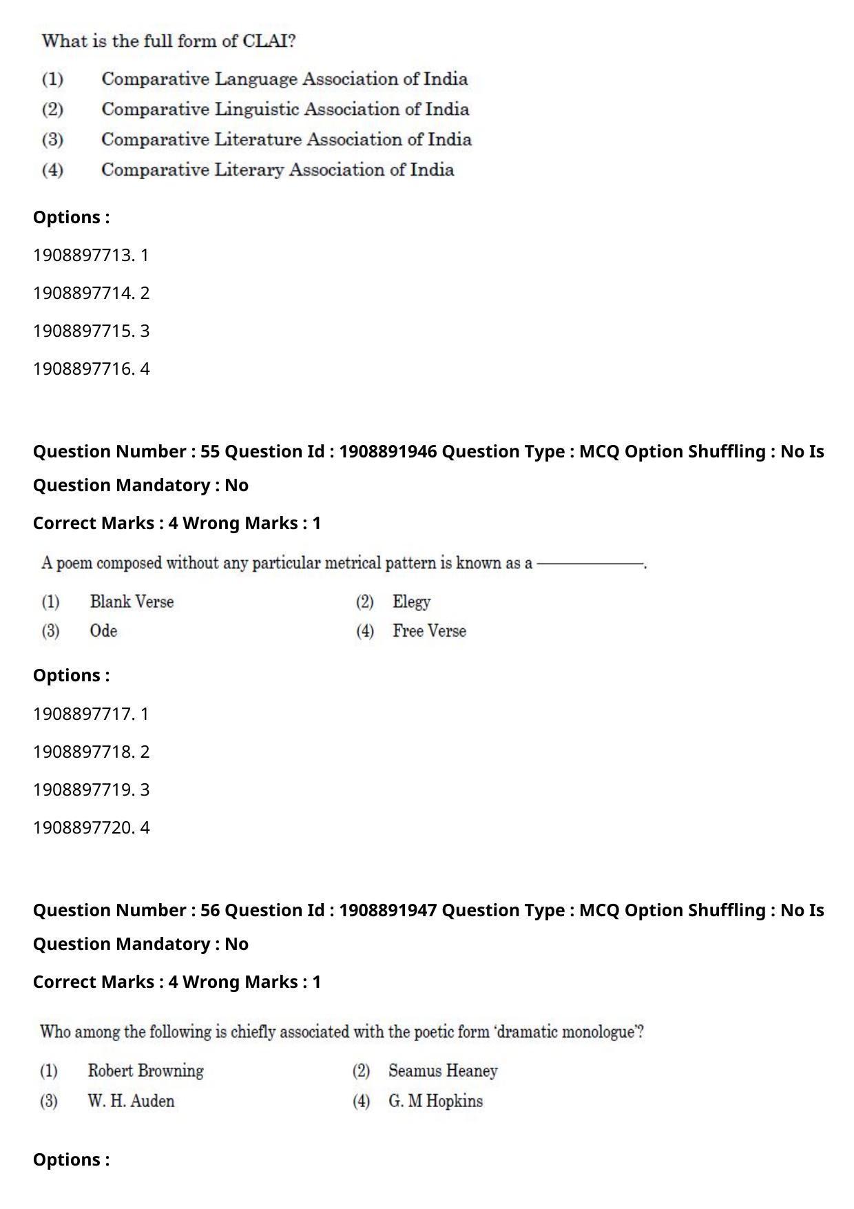 CUET PG 2021 PGQP05 Question Paper - Page 26
