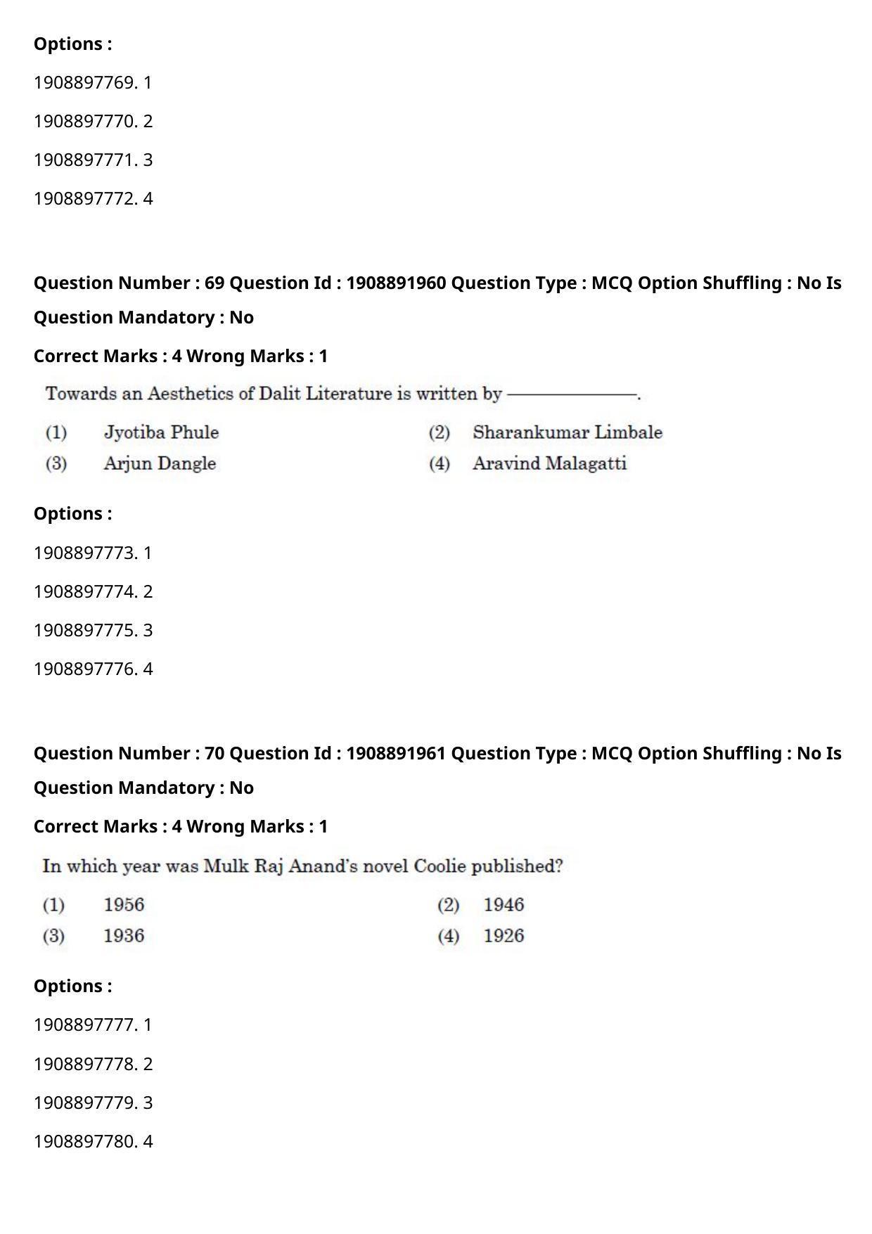 CUET PG 2021 PGQP05 Question Paper - Page 32