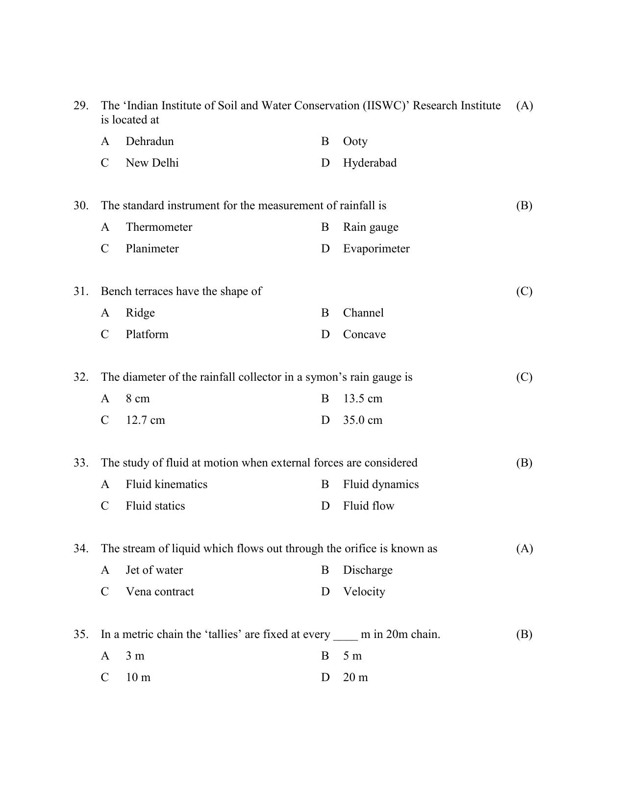 TS AGRICET 2022 Agricultural Engineering PAPER WITH KEY  - Page 5