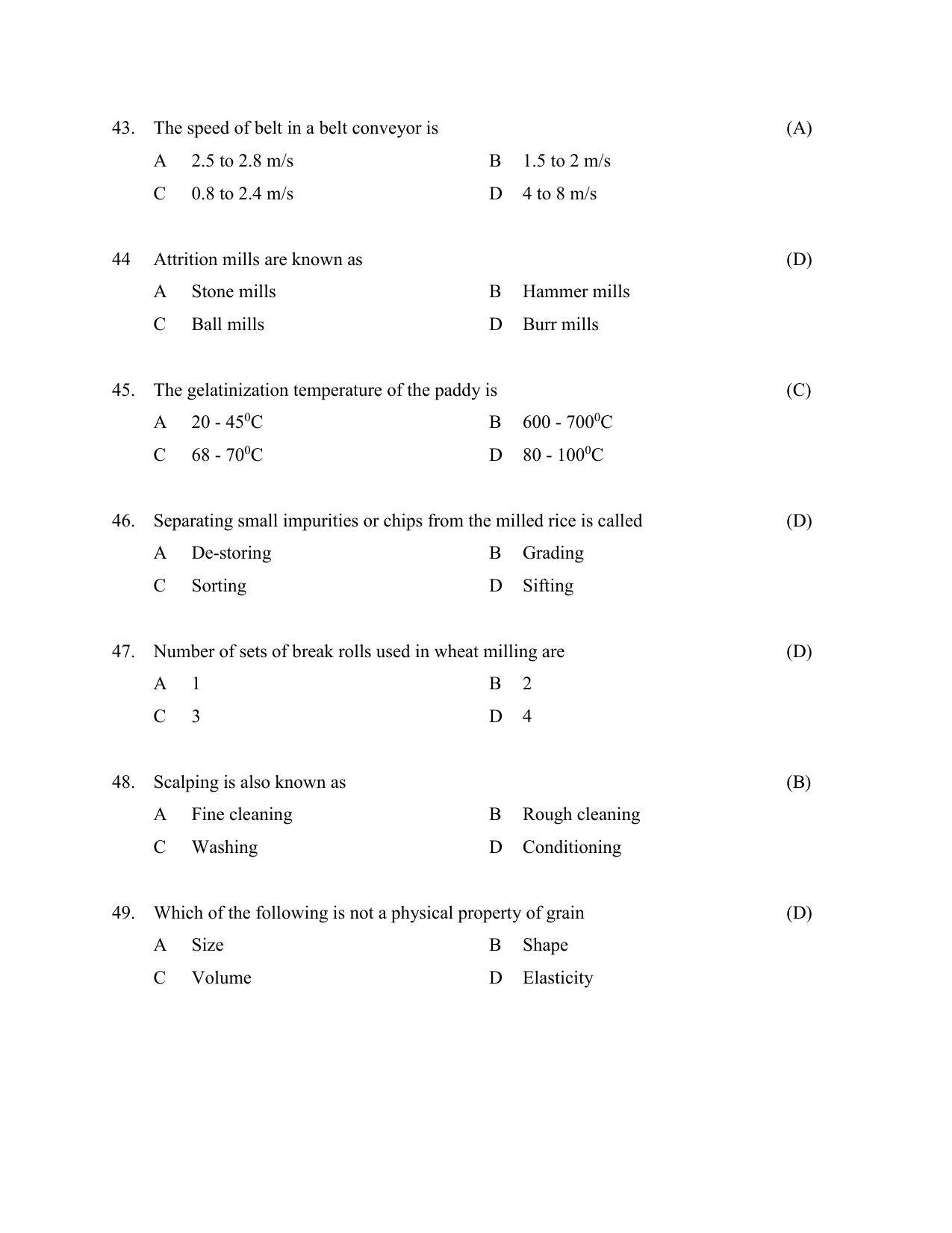 TS AGRICET 2022 Agricultural Engineering PAPER WITH KEY  - Page 7