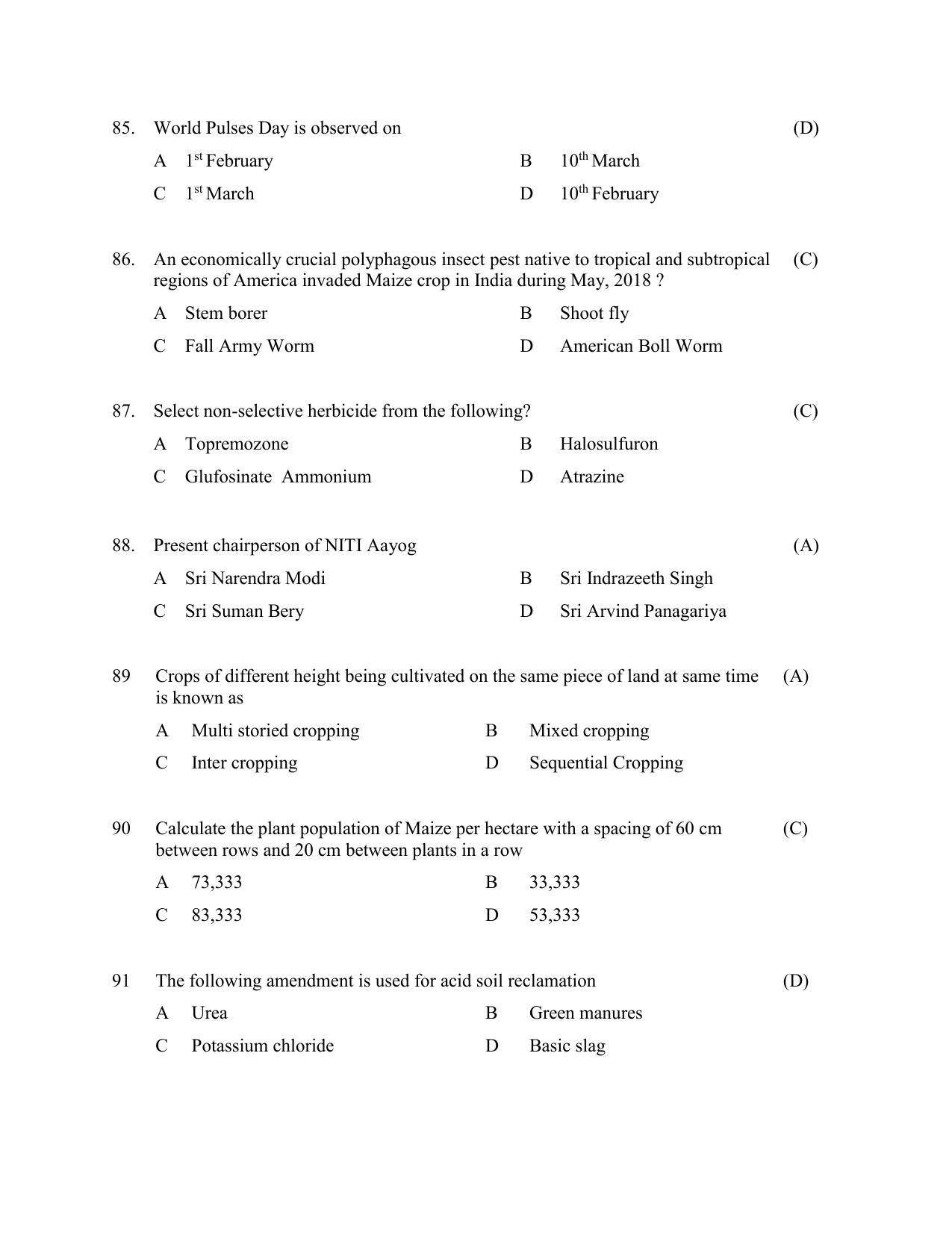 TS AGRICET 2022 Agricultural Engineering PAPER WITH KEY  - Page 13