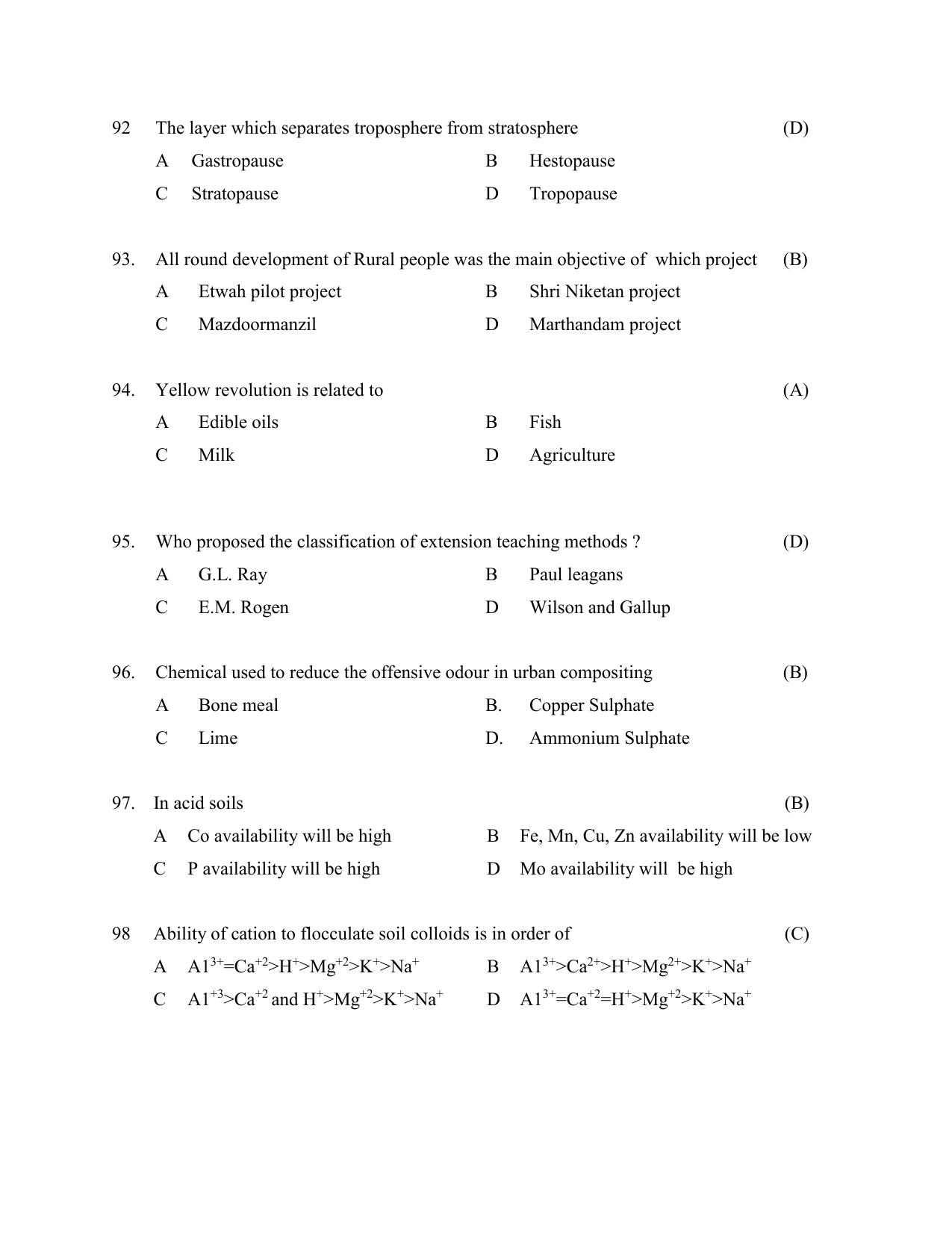 TS AGRICET 2022 Agricultural Engineering PAPER WITH KEY  - Page 14