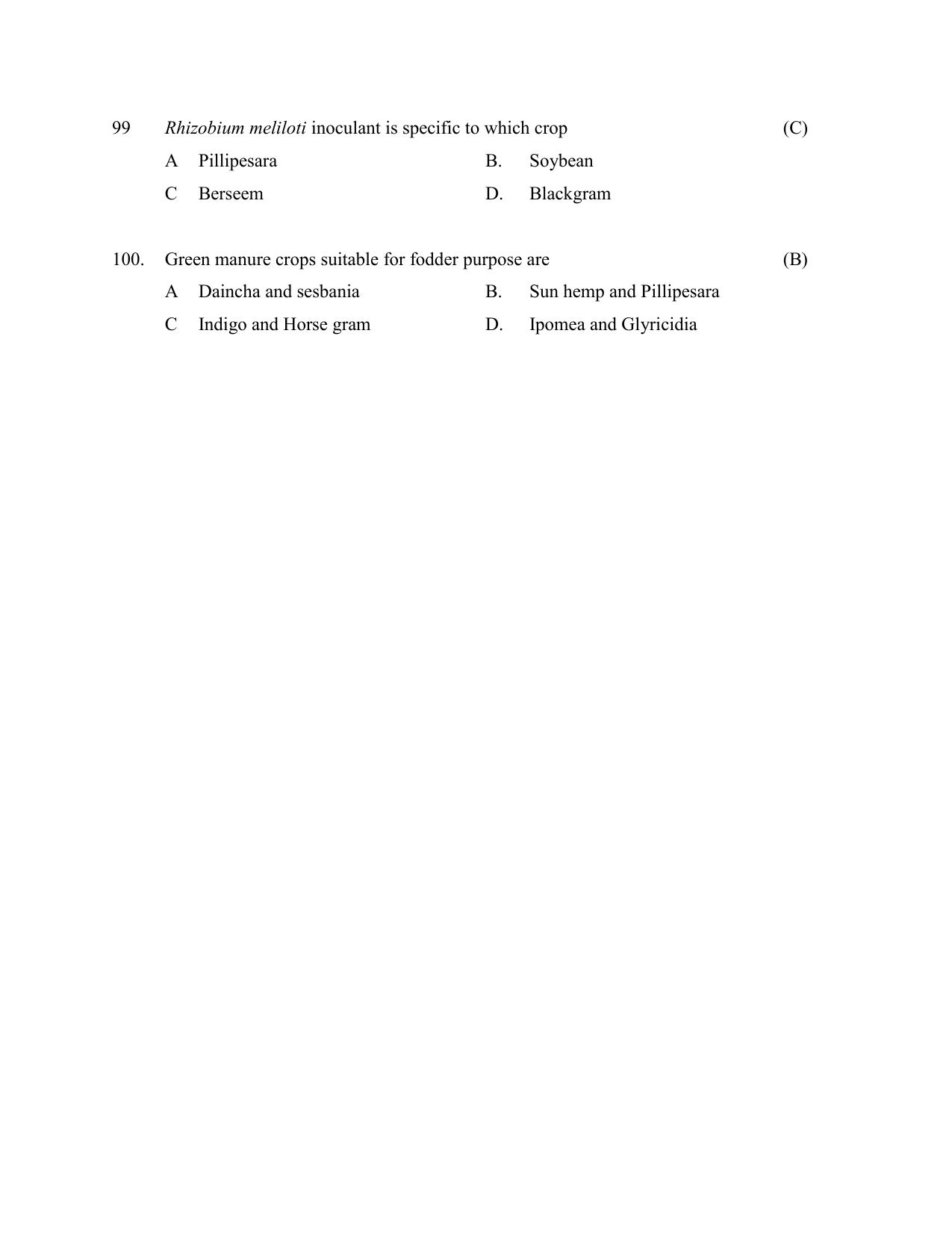 TS AGRICET 2022 Agricultural Engineering PAPER WITH KEY  - Page 15
