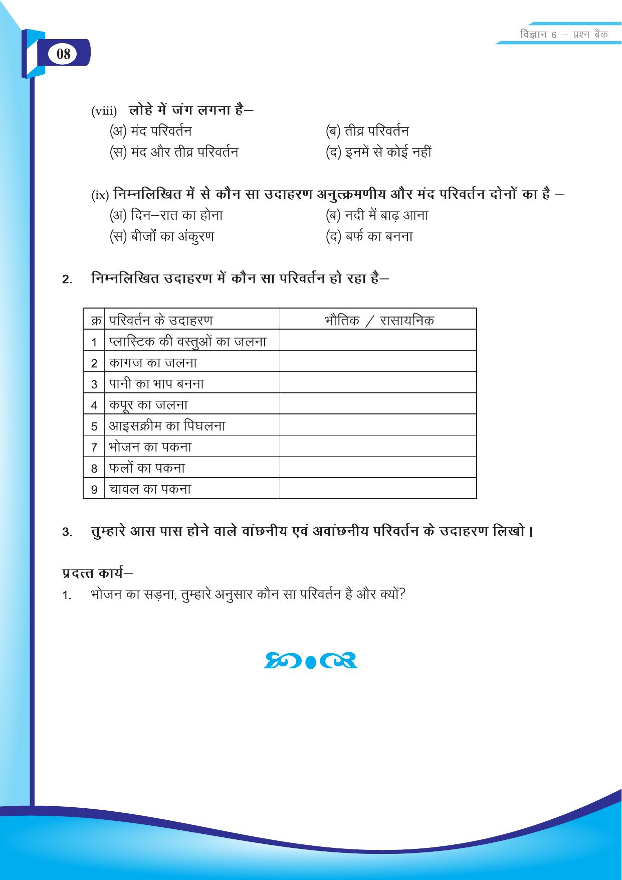 Chhattisgarh Board Class 6 Science Question Bank - Page 10