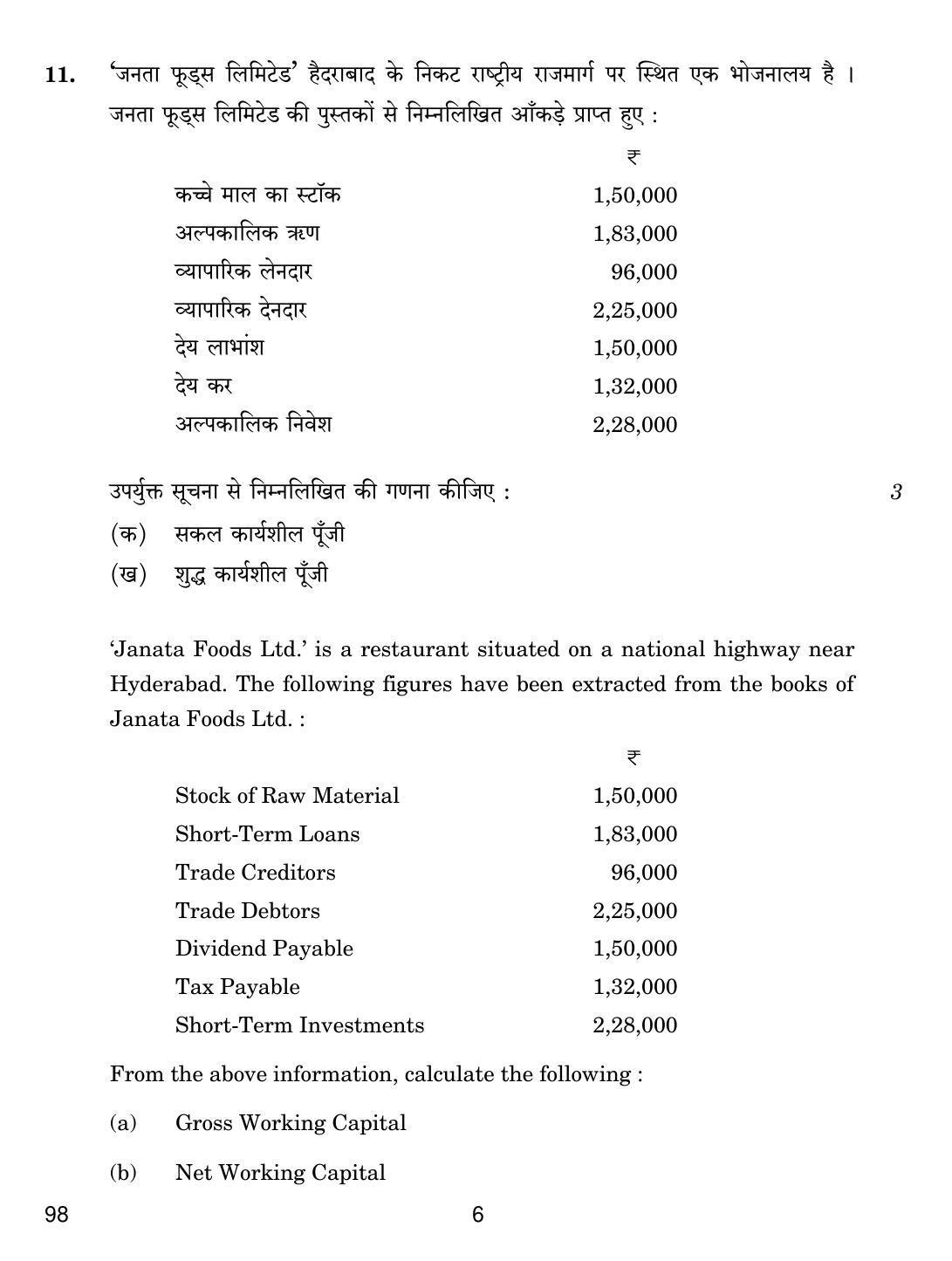 CBSE Class 12 98 ENTREPRENEURSHIP 2017 Question Paper - Page 6