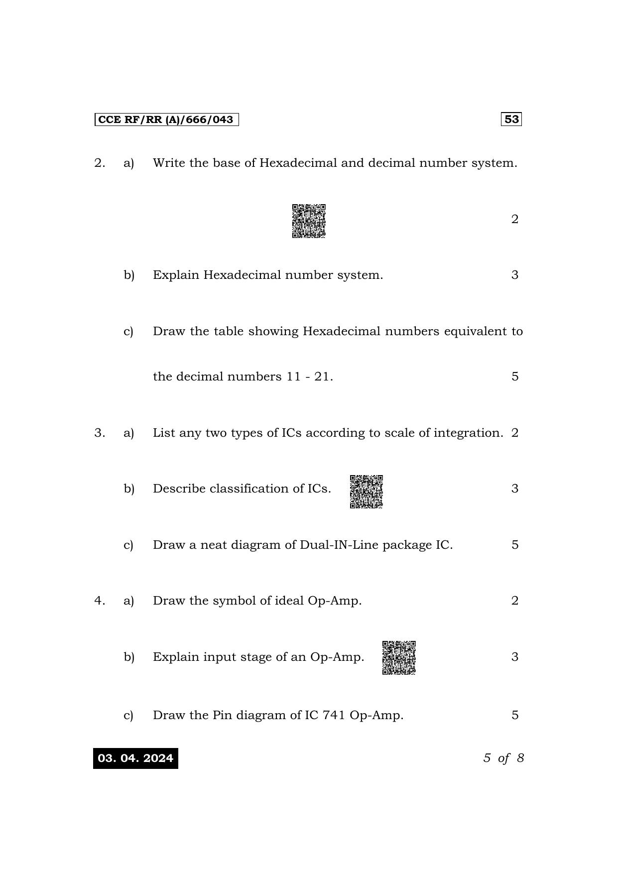 Karnataka SSLC Elements Of Electrical Engineering-IV-53 E Exam 1 Question Paper 2024 (A Version) - Page 5
