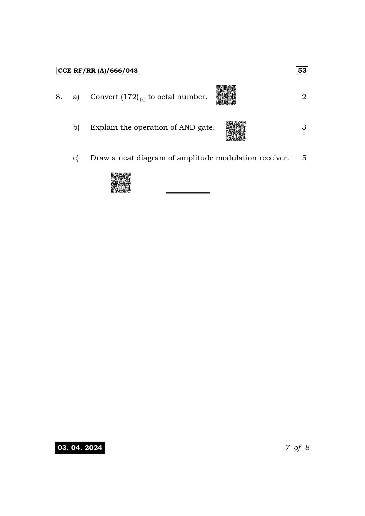 Karnataka SSLC Elements Of Electrical Engineering-IV-53 E Exam 1 Question Paper 2024 (A Version) - Page 7