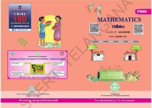 TS SCERT Class 4 Maths Path 2 (Telugu Medium) Text Book