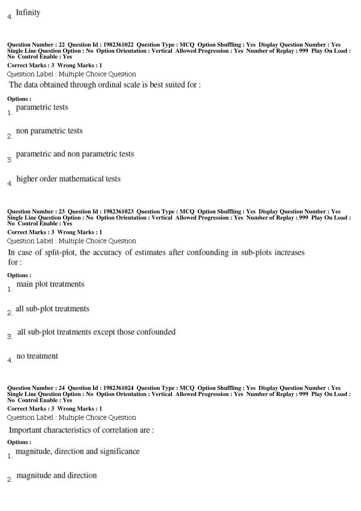 BHU RET Agri Eco 2019 Question Paper - Page 9