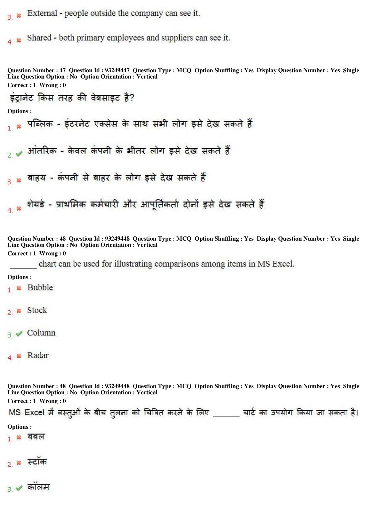 MP CPCT 04th August 2018 CPCT Question Paper Shift 1 - Page 31