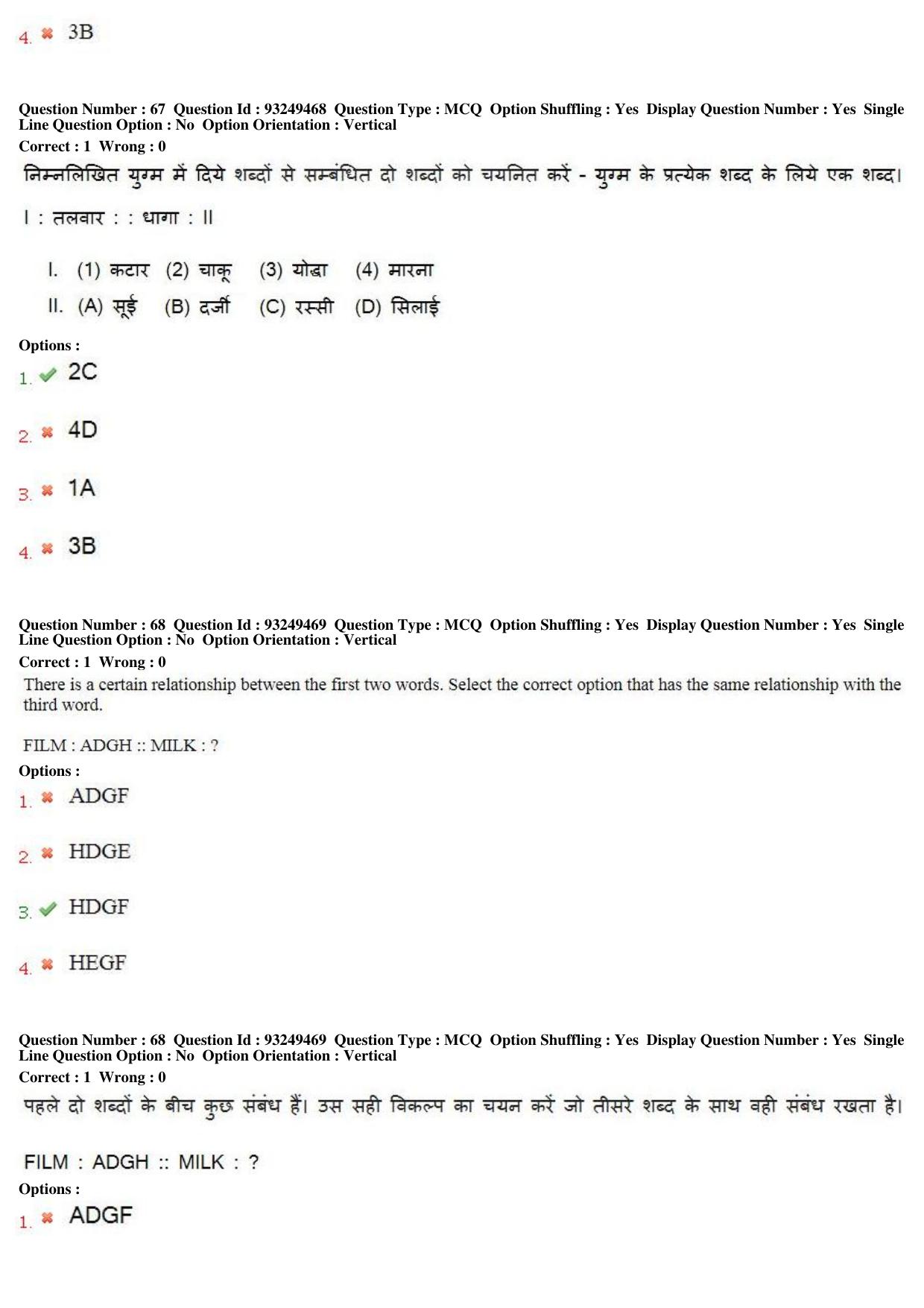 MP CPCT 04th August 2018 CPCT Question Paper Shift 1 - Page 49