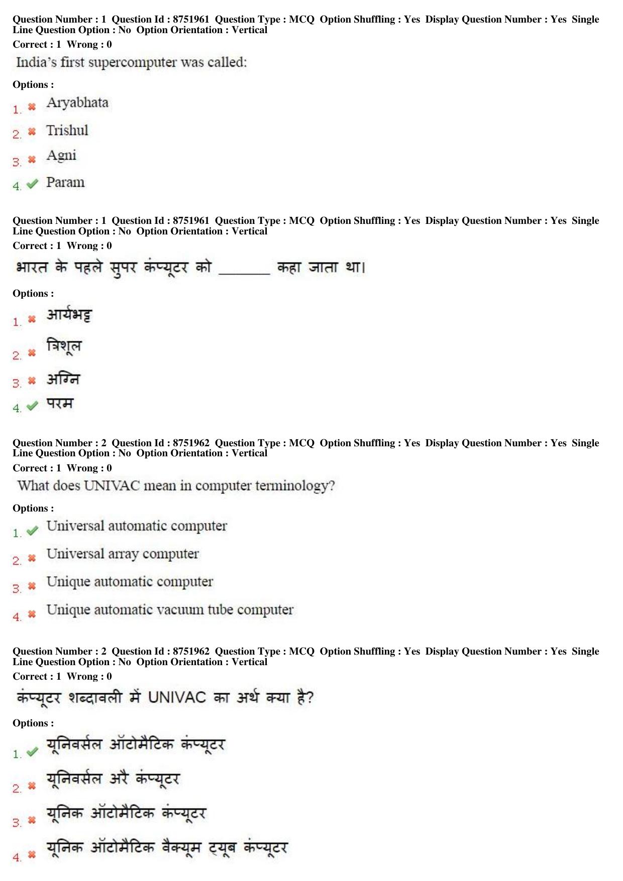 MP CPCT 10th July 2016 CPCT Question Paper Shift 2 - Page 2