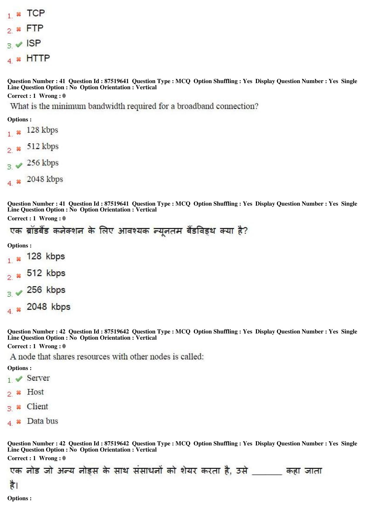MP CPCT 10th July 2016 CPCT Question Paper Shift 2 - Page 22