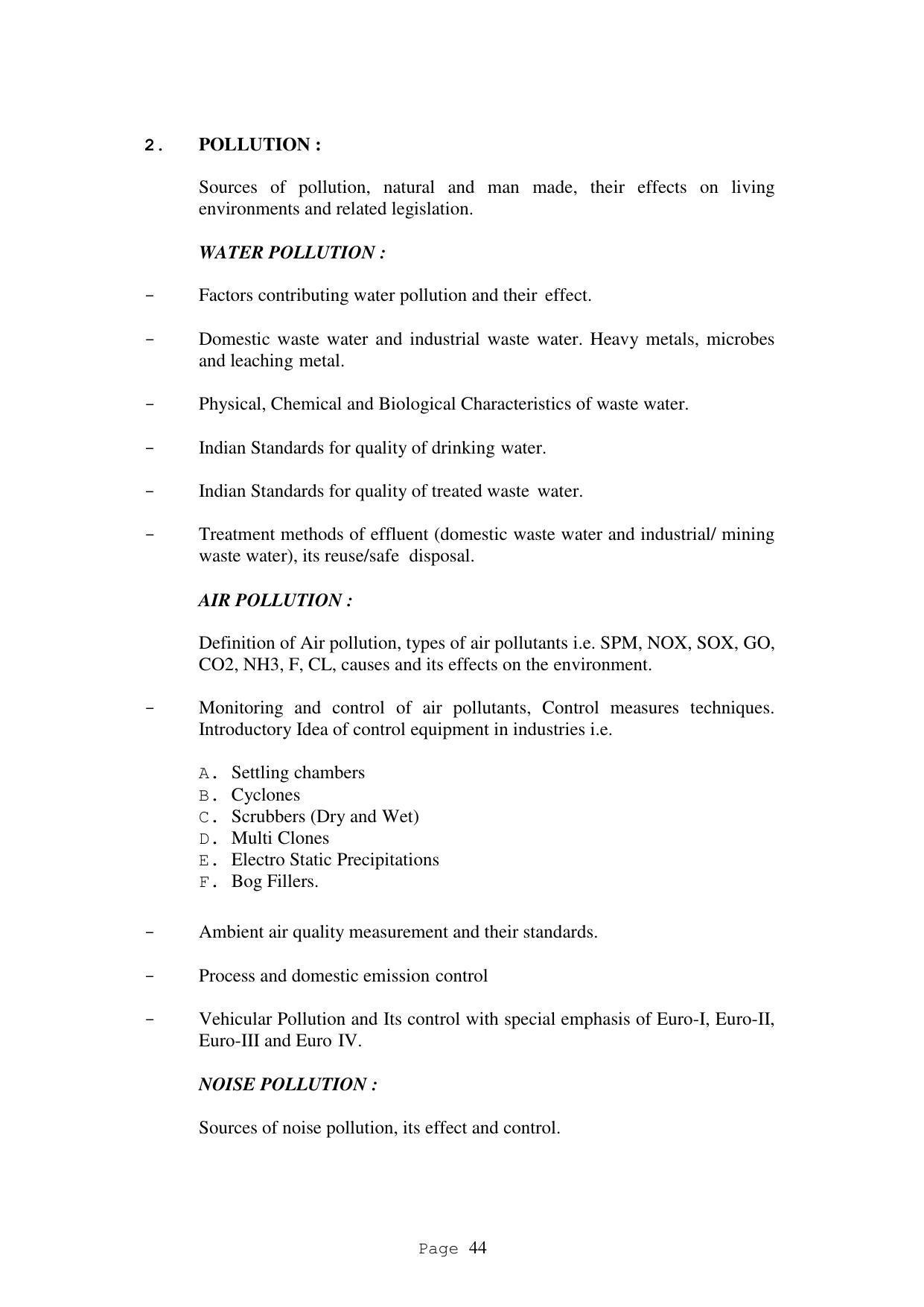SYLLABUS FOR FIRST SEMESTER SESSION (2020-2021) - TWO SEMESTER POST GRADUATE DIPLOMA COURSE IN ACCOUNTANCY(WITH COMPUTERISED ACCOUNTS & TAXATION) - Page 44