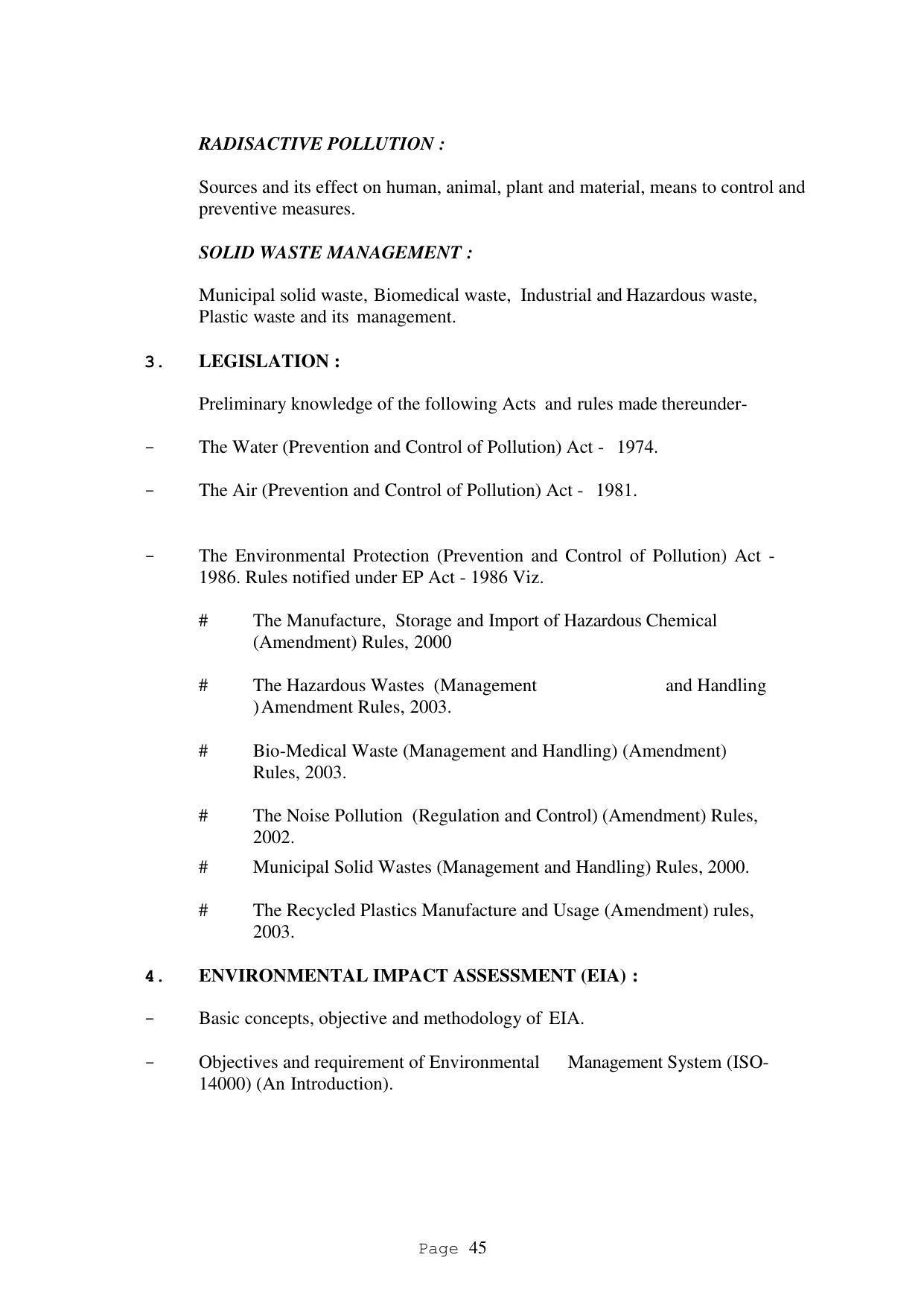 SYLLABUS FOR FIRST SEMESTER SESSION (2020-2021) - TWO SEMESTER POST GRADUATE DIPLOMA COURSE IN ACCOUNTANCY(WITH COMPUTERISED ACCOUNTS & TAXATION) - Page 45