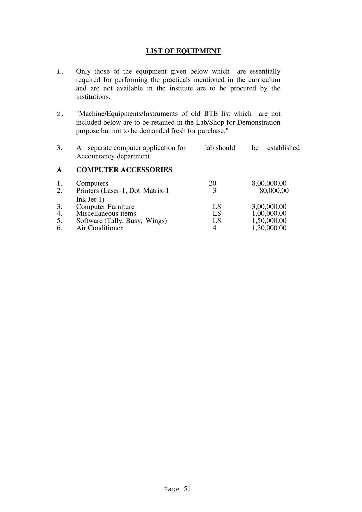 SYLLABUS FOR FIRST SEMESTER SESSION (2020-2021) - TWO SEMESTER POST GRADUATE DIPLOMA COURSE IN ACCOUNTANCY(WITH COMPUTERISED ACCOUNTS & TAXATION) - Page 51