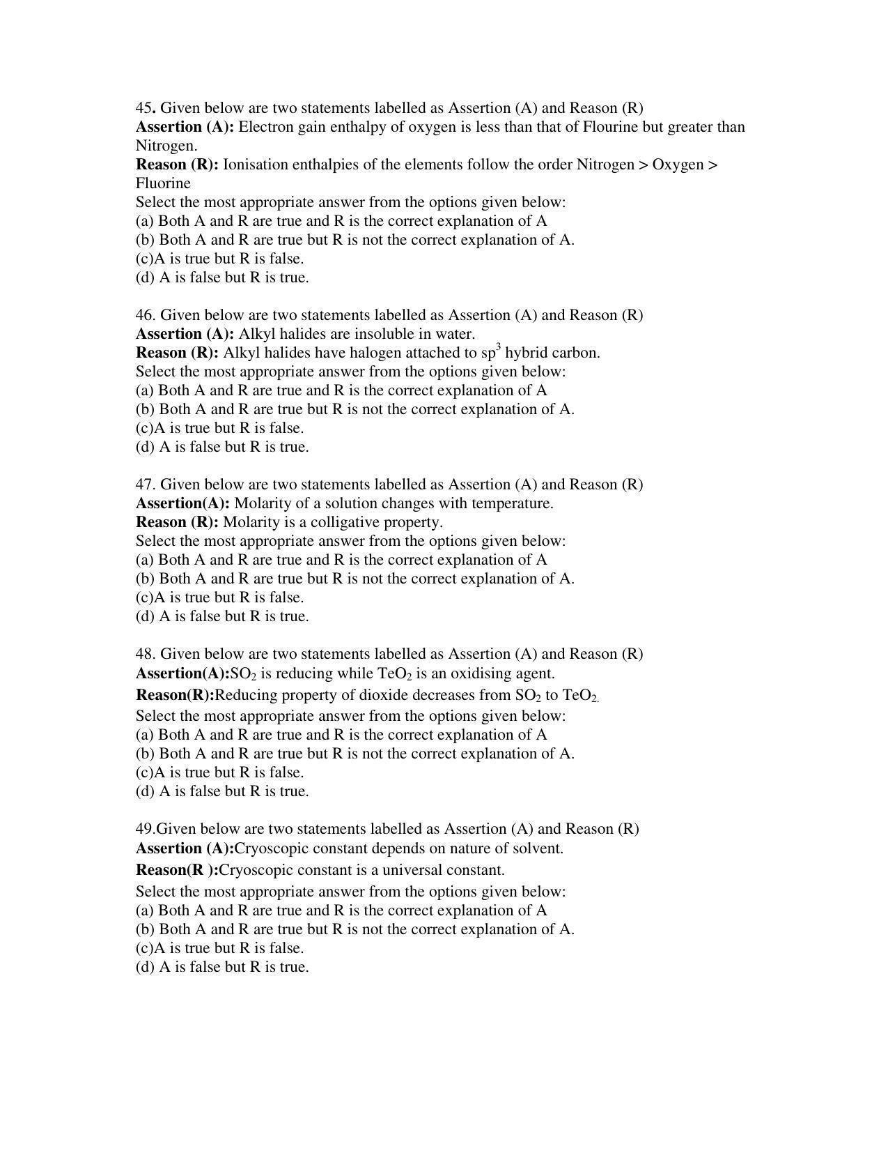 CBSE Class 12 Chemistry Sample Paper 2021-22 - Page 8