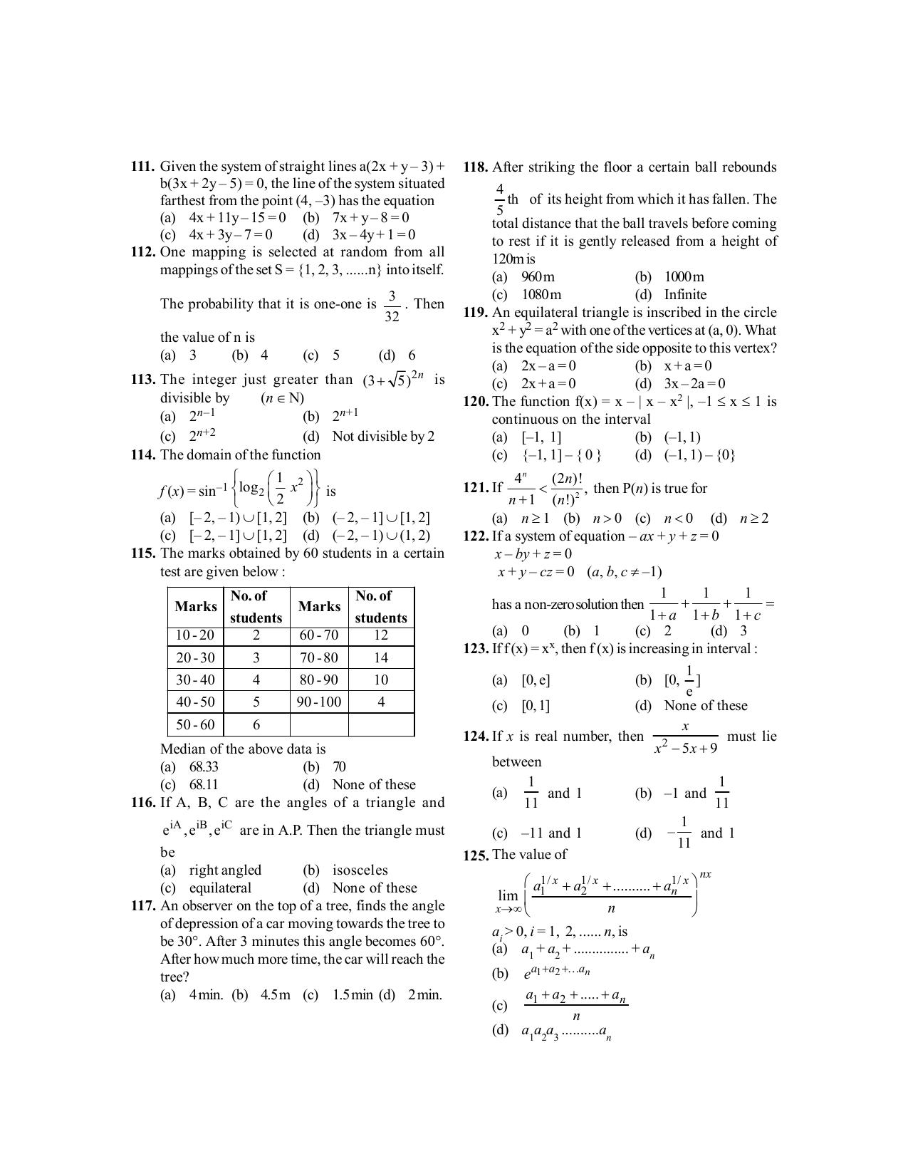 BITSAT 2017 Question Paper - Page 11