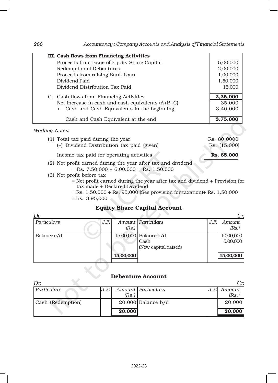 NCERT Book for Class 12 Accountancy Part II Chapter 6 Cash Flow Statement - Page 26