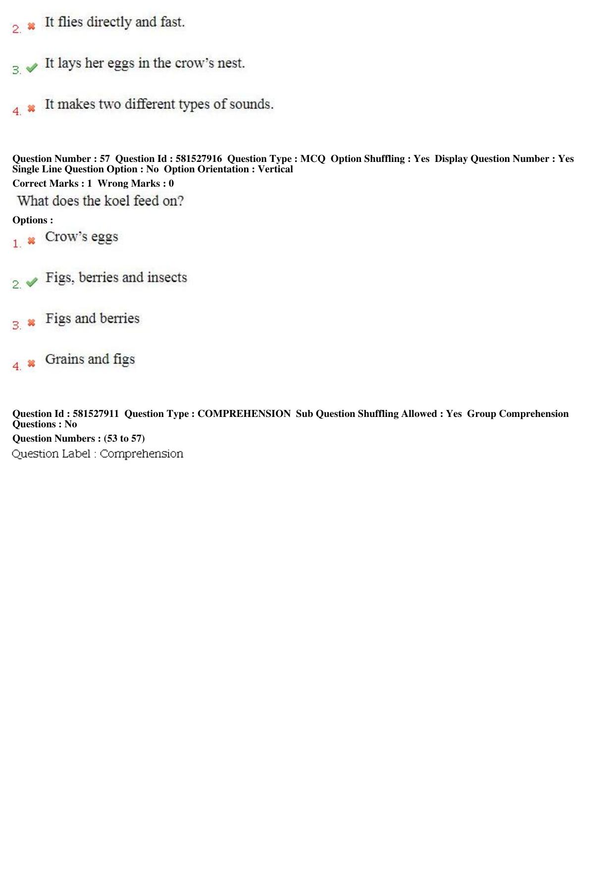 MP CPCT 23 Dec 2018 CPCT Question Paper Shift 2 - Page 37